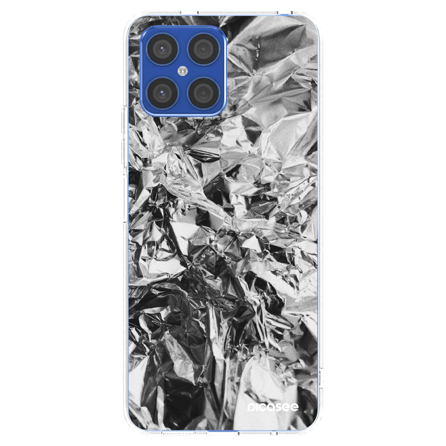 Picasee silikónový prehľadný obal pre Honor X8 4G - Chrome