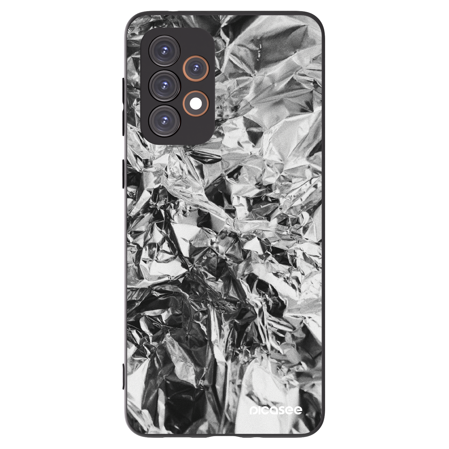 Picasee silikónový čierny obal pre Samsung Galaxy A33 5G A336 - Chrome