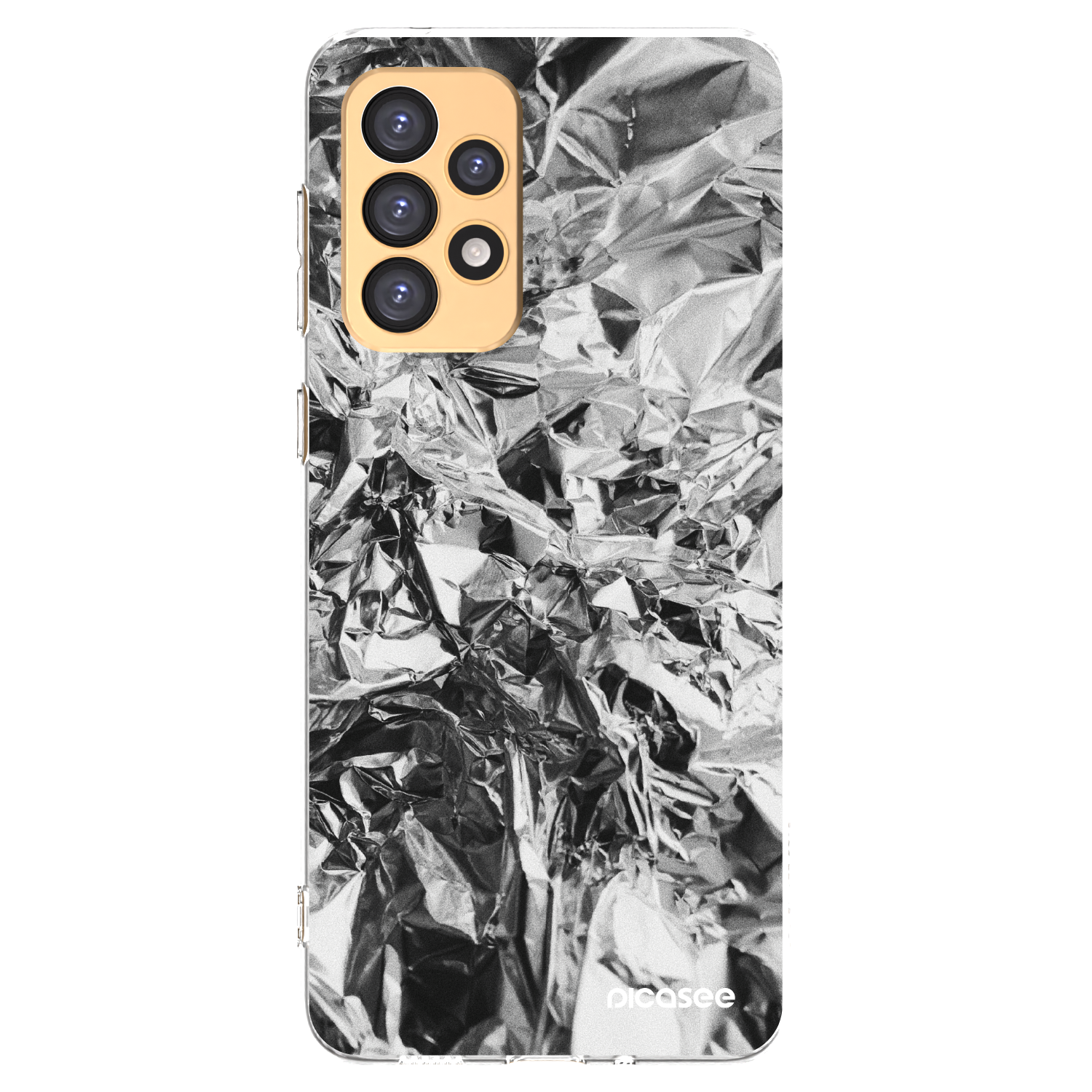 Picasee silikónový prehľadný obal pre Samsung Galaxy A33 5G A336 - Chrome