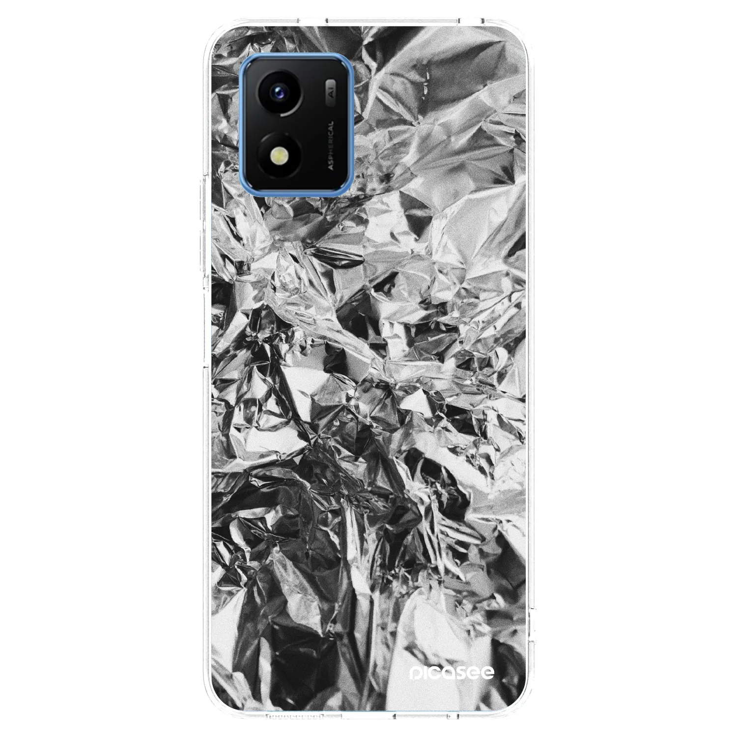 Picasee silikónový prehľadný obal pre Vivo Y01 - Chrome