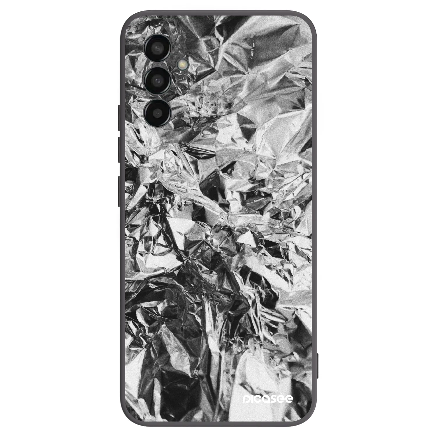 Picasee silikónový čierny obal pre Samsung Galaxy M13 M135F - Chrome