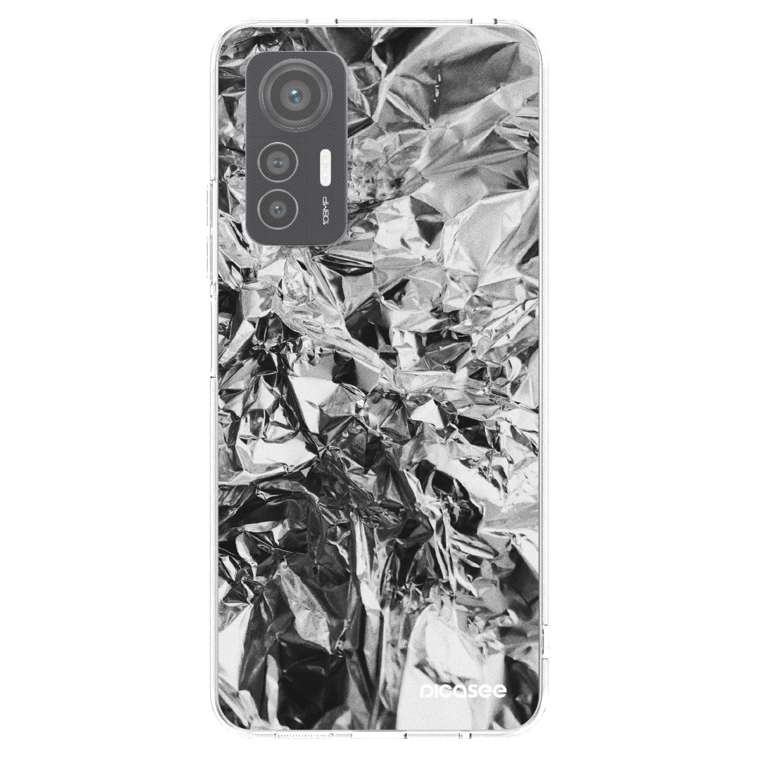 Picasee silikónový prehľadný obal pre Xiaomi 12 Lite - Chrome
