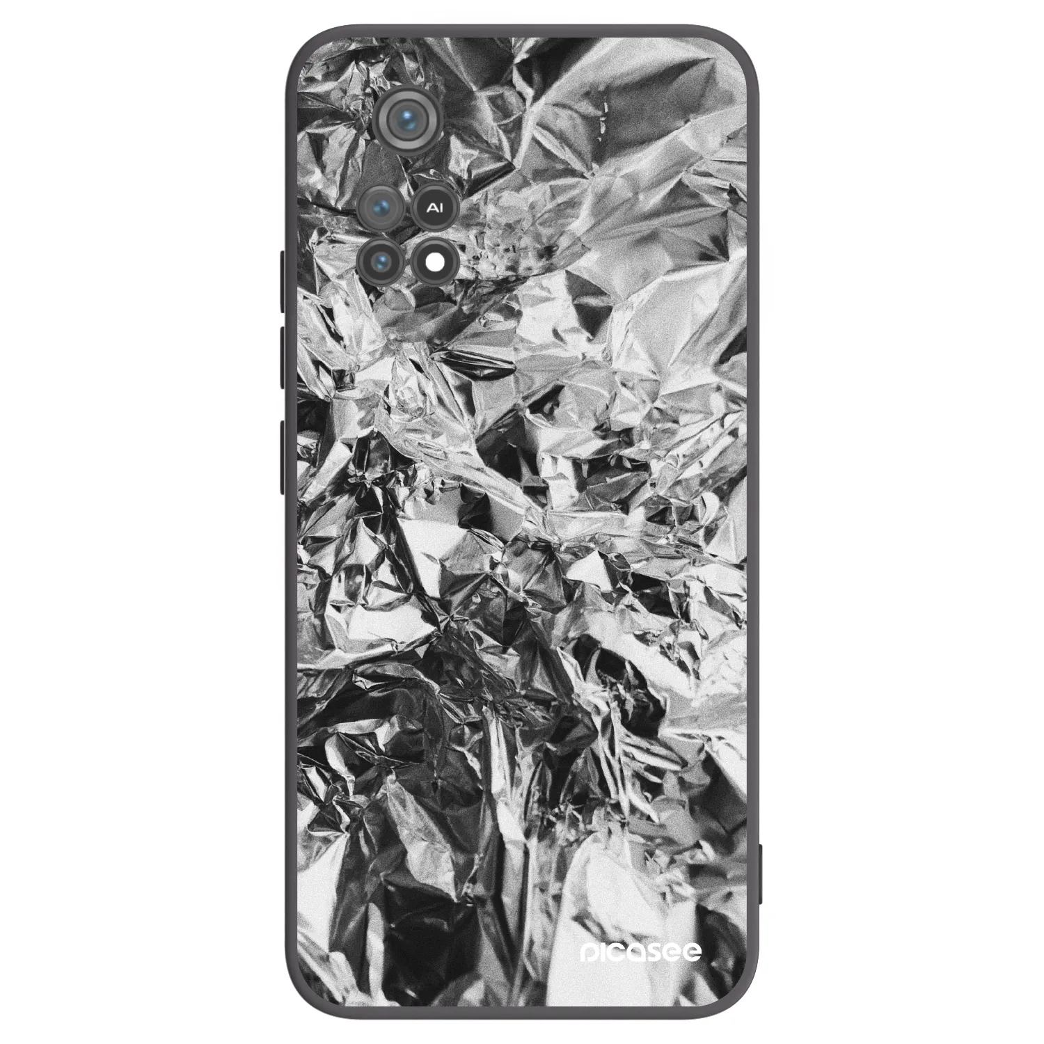 Picasee silikónový čierny obal pre Xiaomi Poco M4 Pro - Chrome