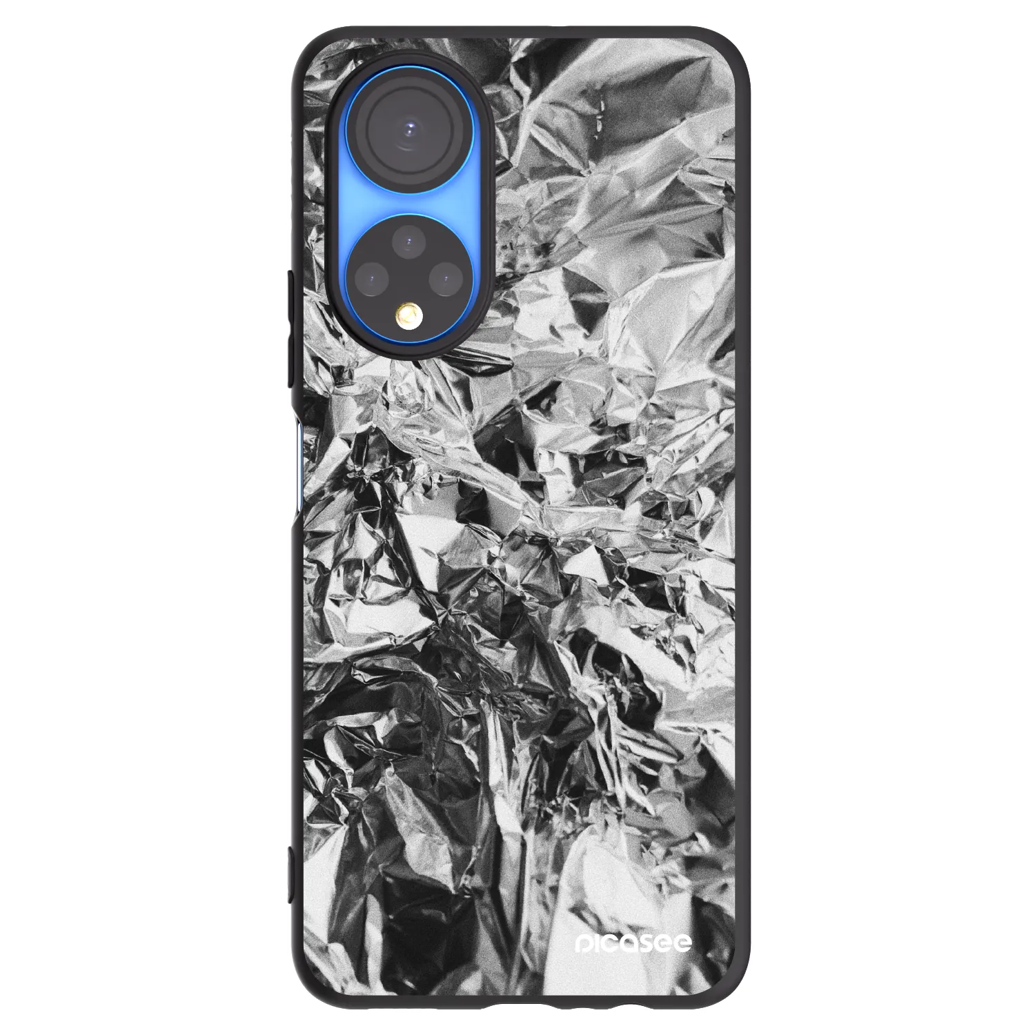 Picasee silikónový čierny obal pre Honor X7 - Chrome