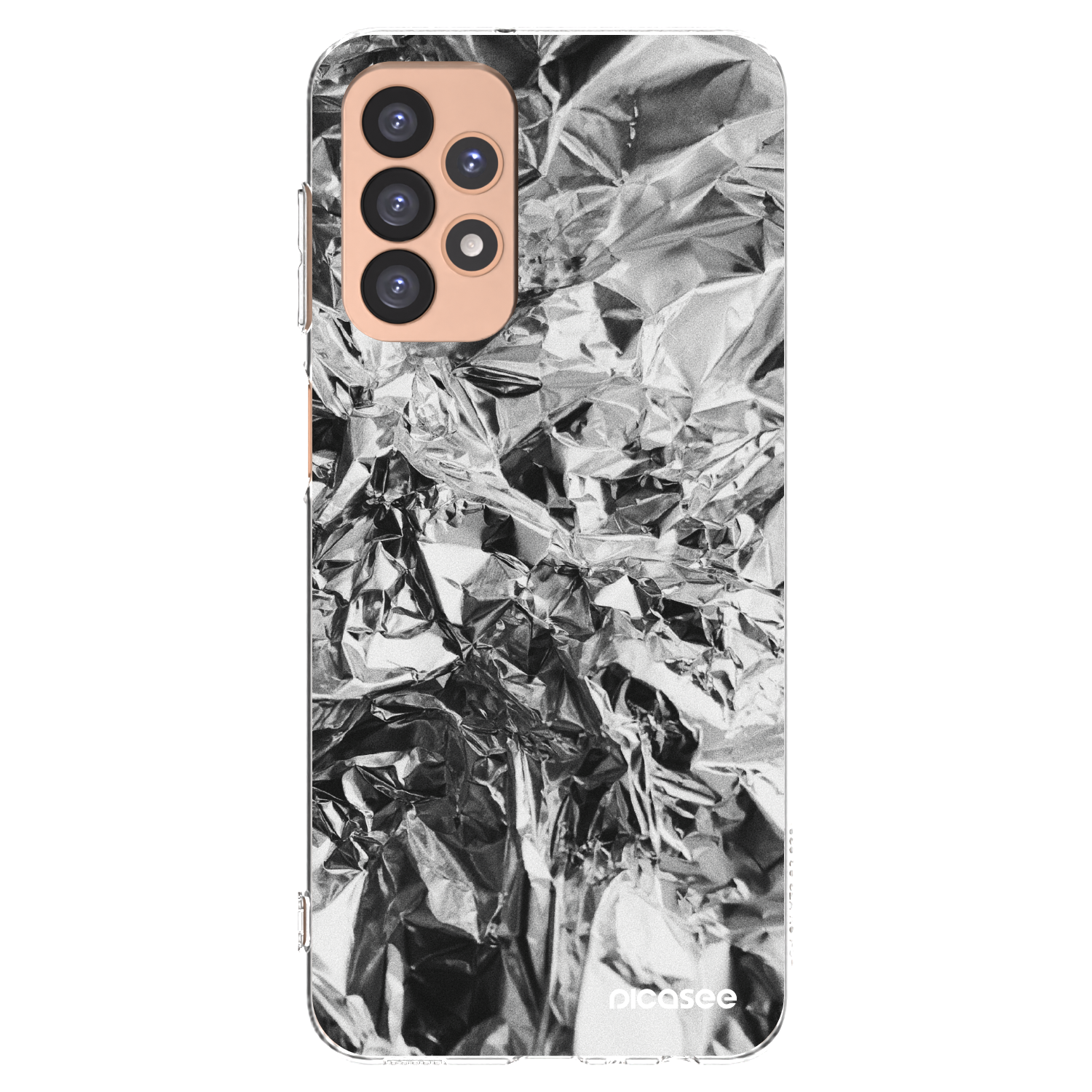 Silikónový prehľadný obal pre Samsung Galaxy A23 A236B 5G - Chrome