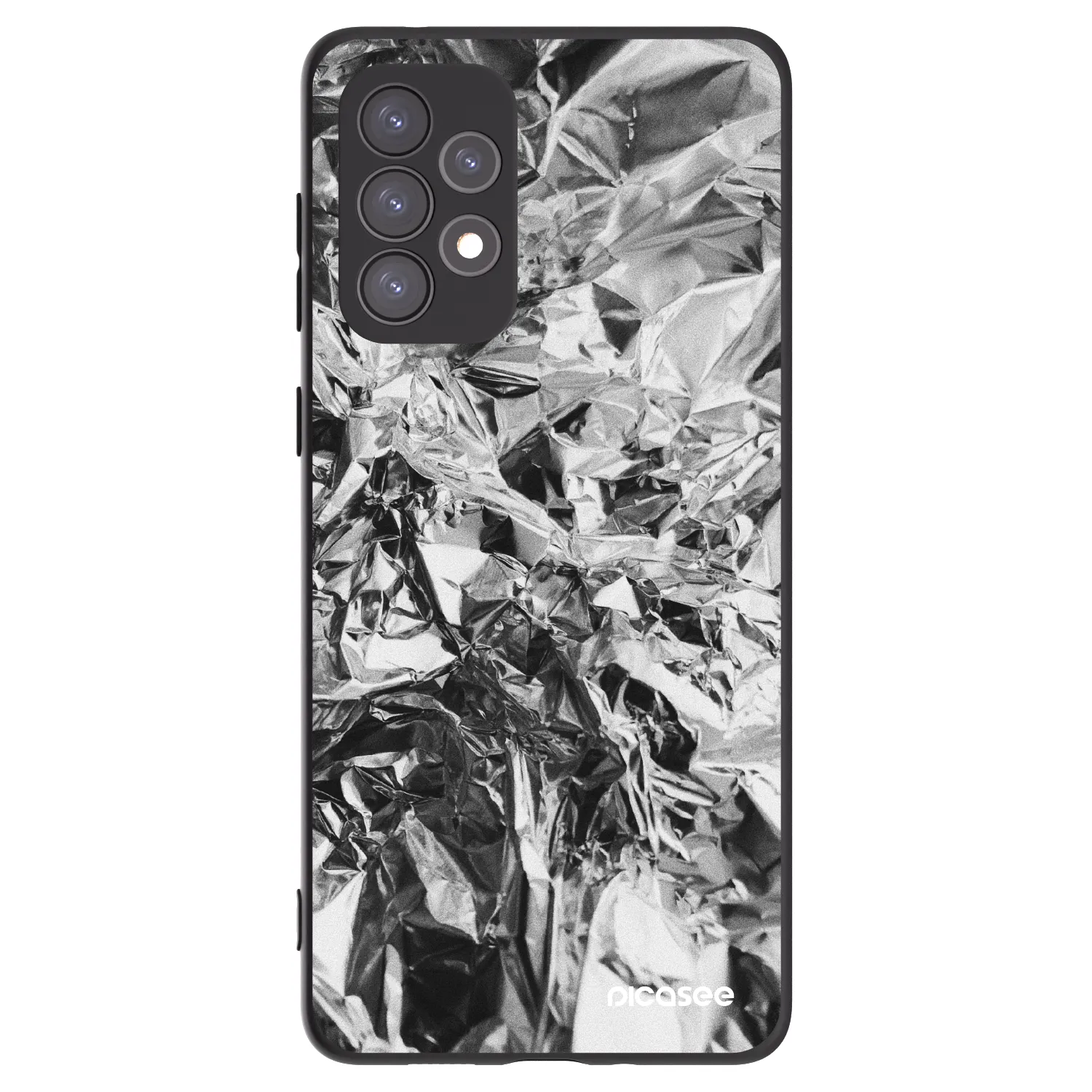 Picasee silikónový čierny obal pre Samsung Galaxy A73 5G - Chrome