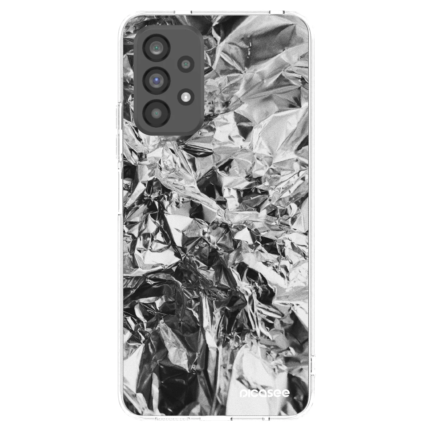 Picasee silikónový prehľadný obal pre Samsung Galaxy A73 5G - Chrome