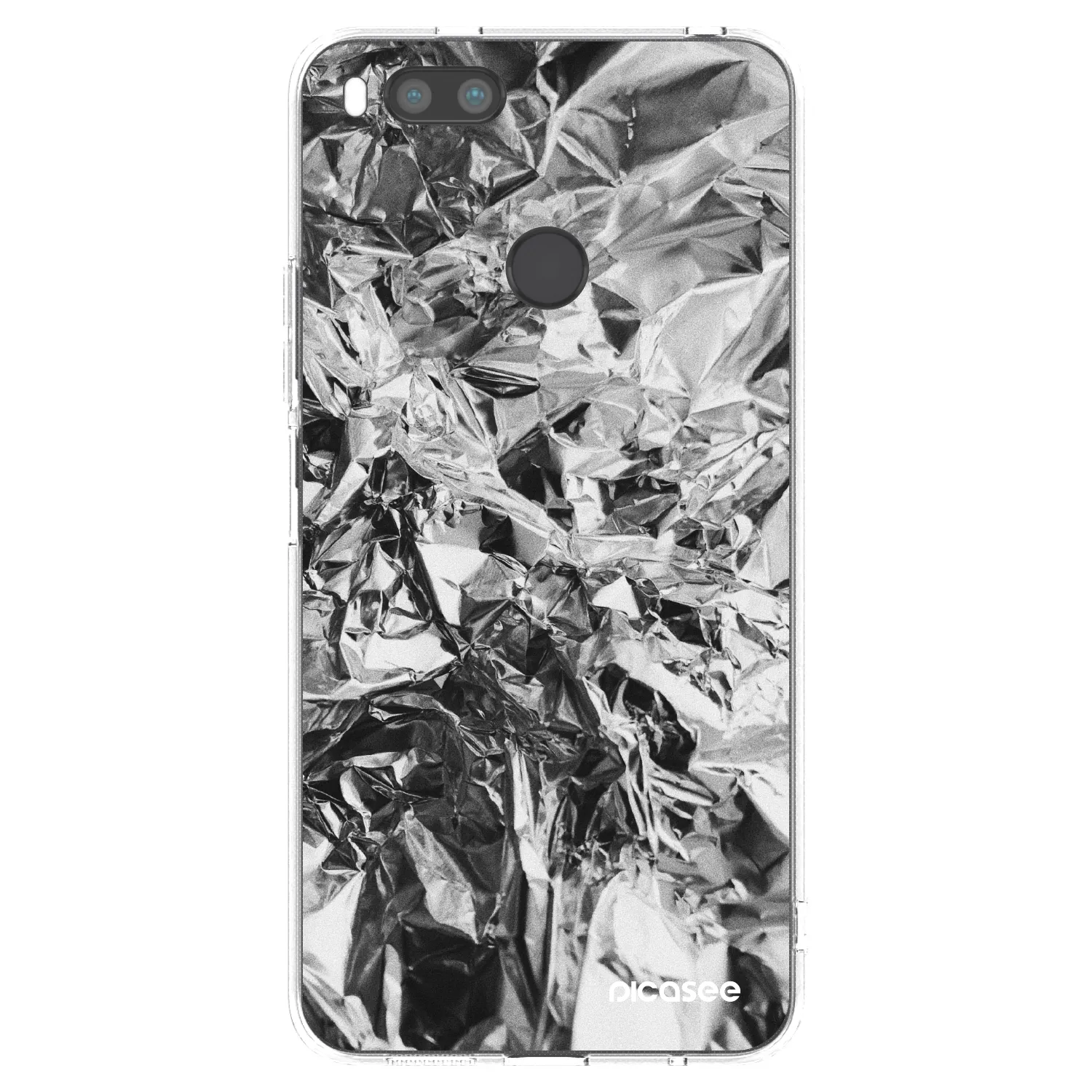 Picasee silikónový prehľadný obal pre Xiaomi Redmi A1 - Chrome