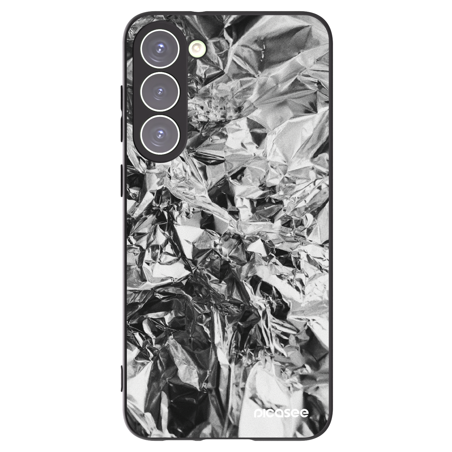 Picasee silikónový čierny obal pre Samsung Galaxy S23+ 5G - Chrome