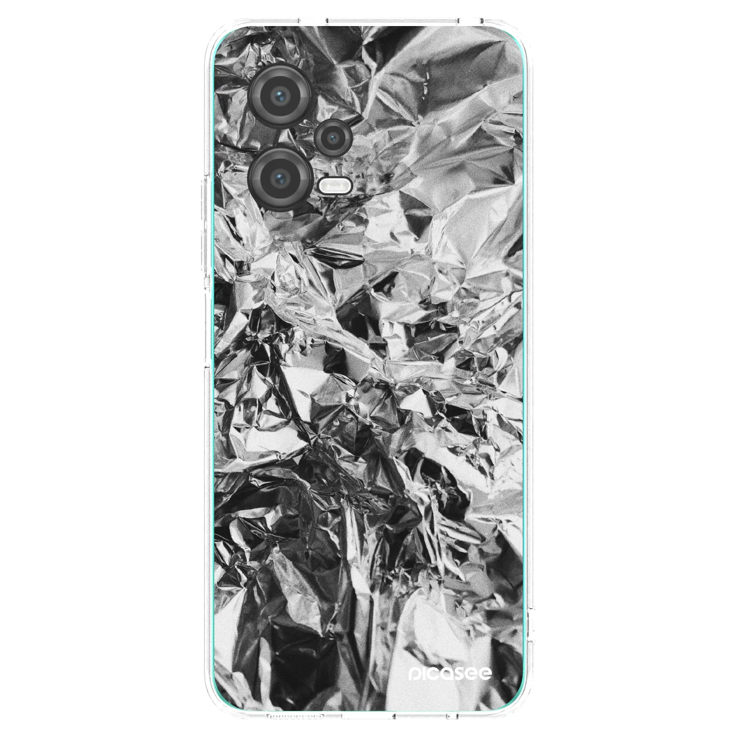 Picasee silikónový prehľadný obal pre Xiaomi Poco X5 - Chrome
