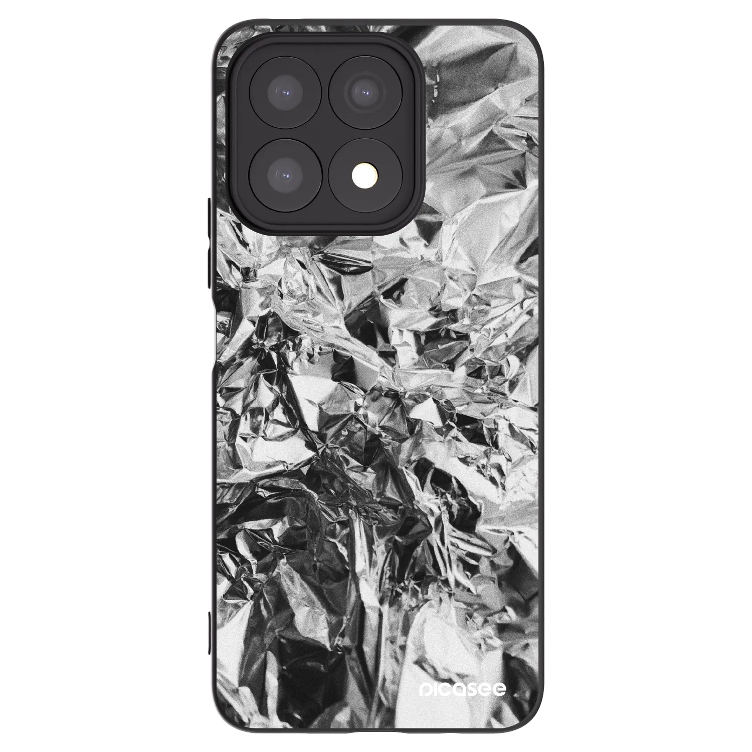 Picasee silikónový čierny obal pre Honor X8a - Chrome