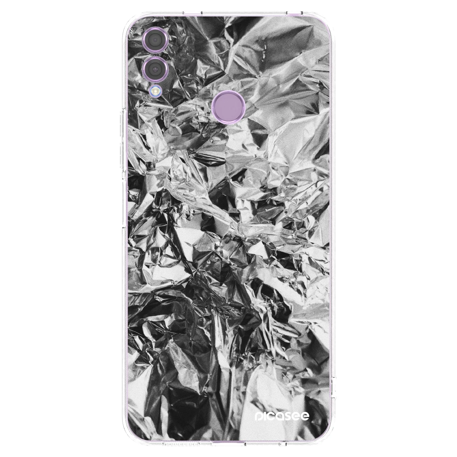 Silikónový prehľadný obal pre Honor 8X - Chrome