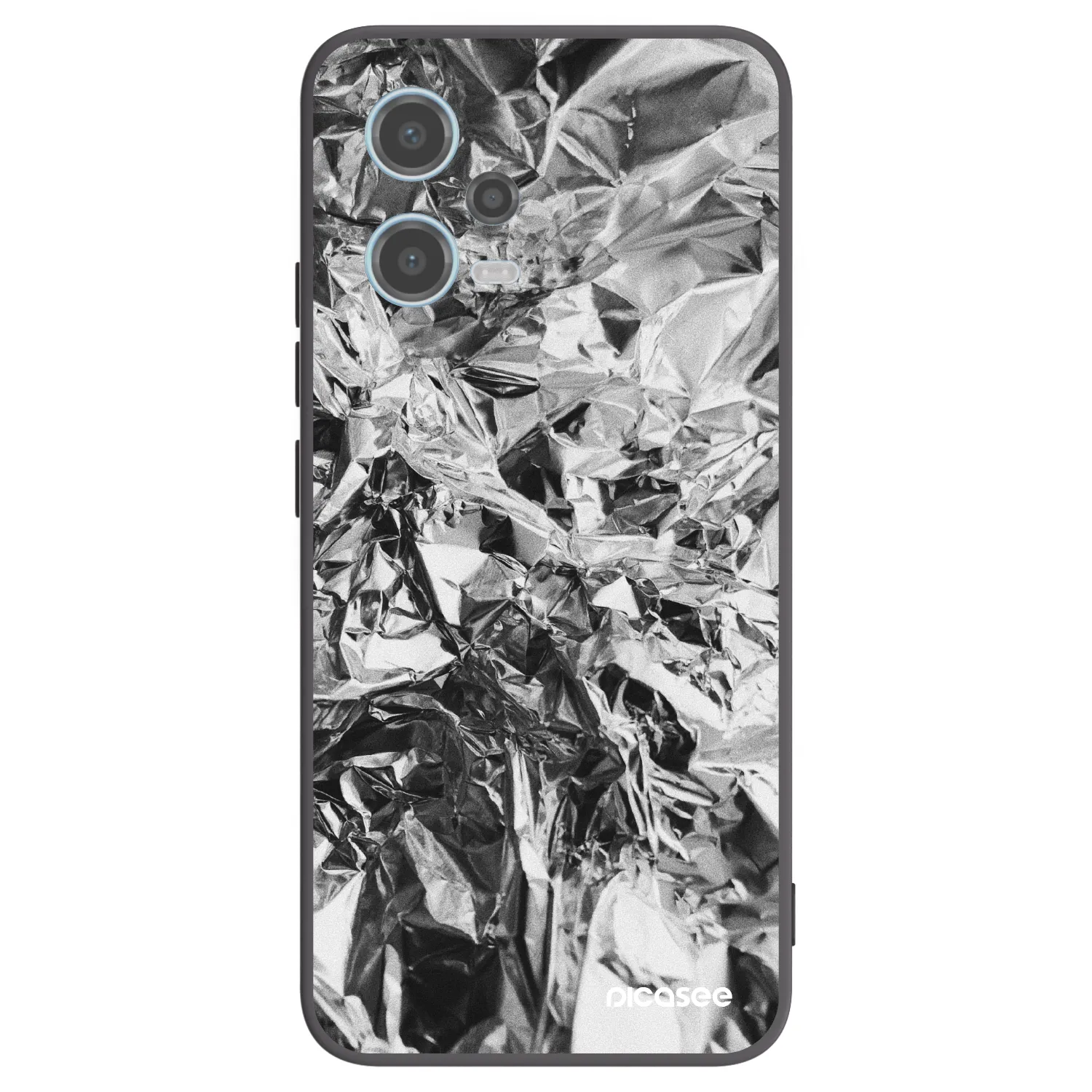 Picasee silikónový čierny obal pre Xiaomi Redmi Note 12 5G - Chrome