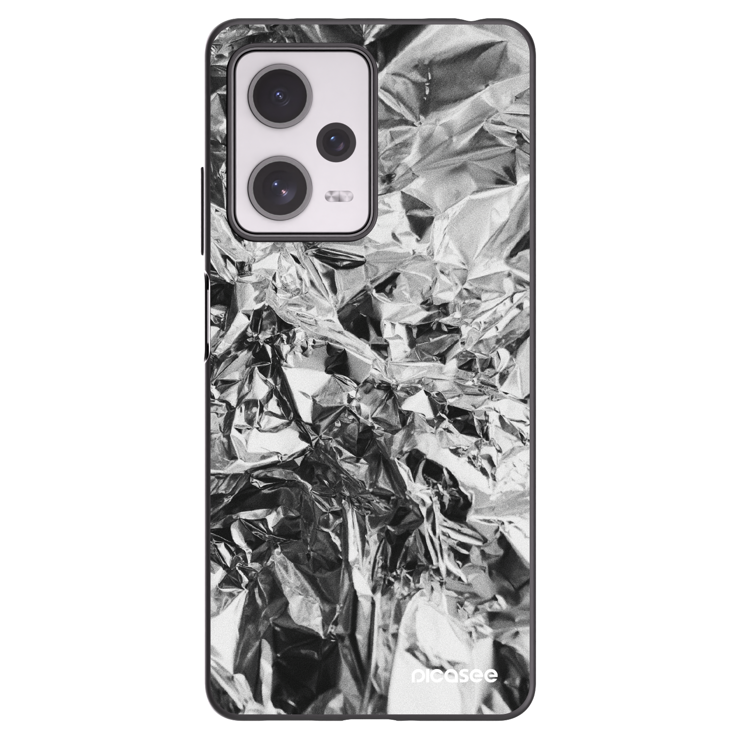 Picasee silikónový čierny obal pre Xiaomi Redmi Note 12 Pro+ 5G - Chrome