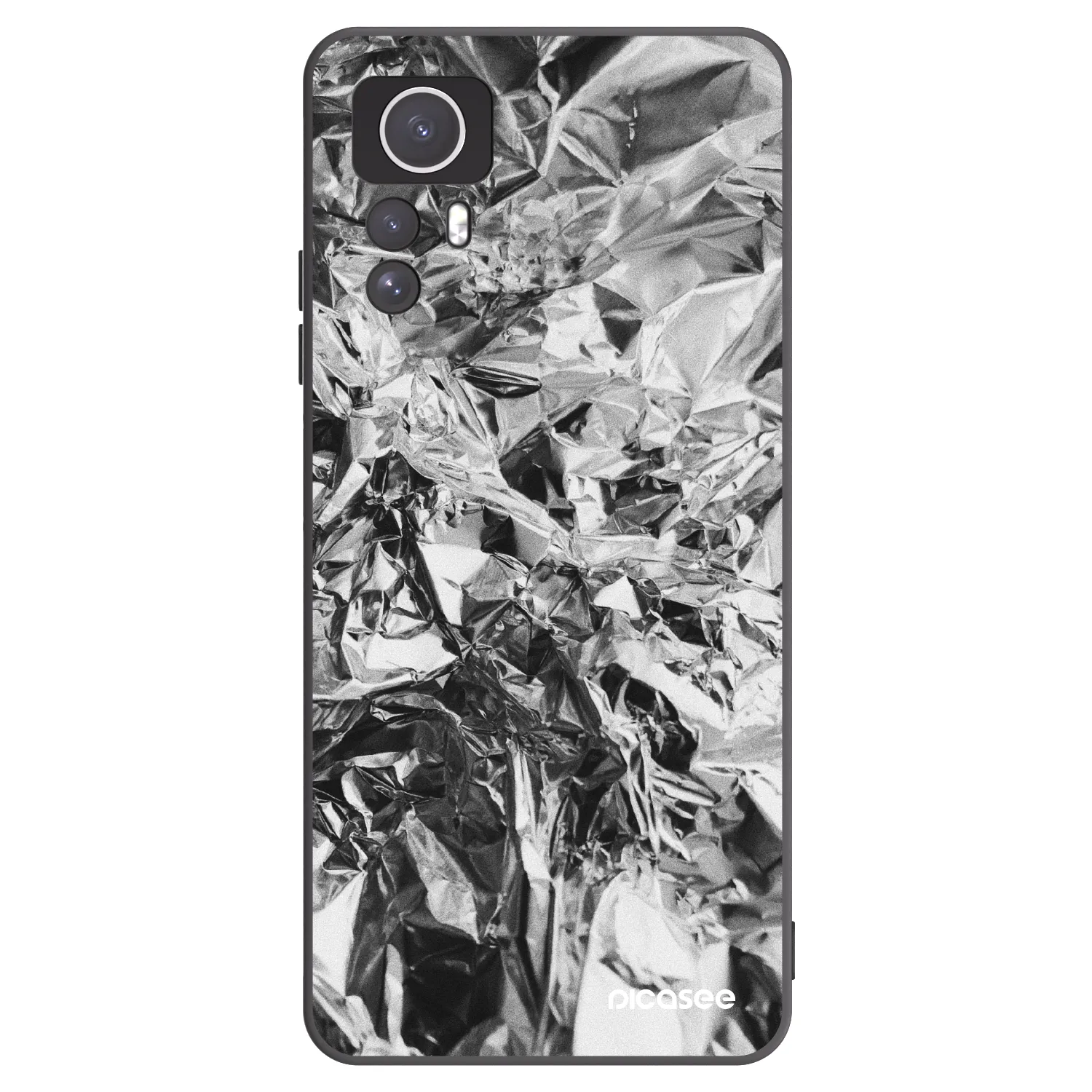 Picasee silikónový čierny obal pre Xiaomi Redmi Note 12S - Chrome