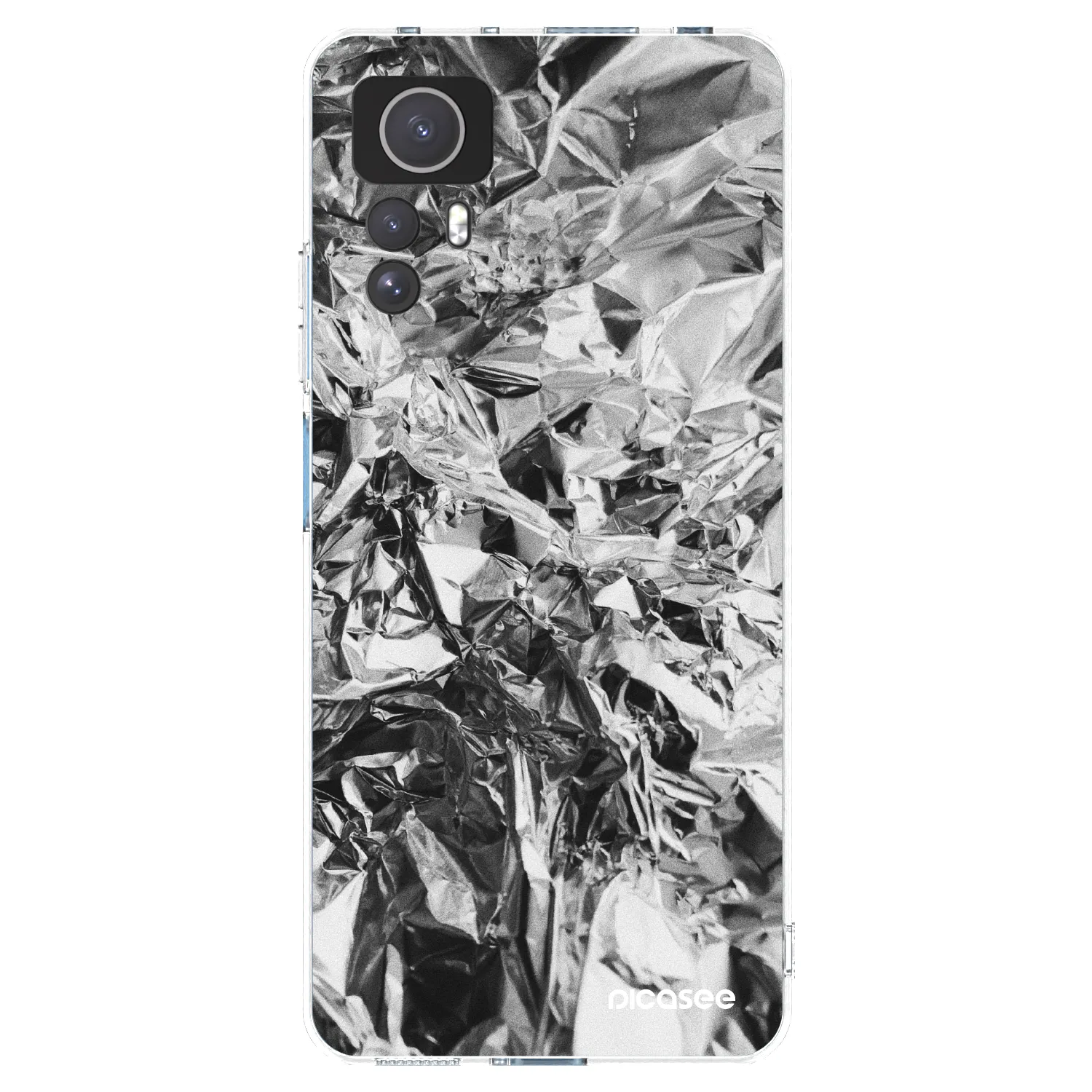 Picasee silikónový prehľadný obal pre Xiaomi Redmi Note 12S - Chrome