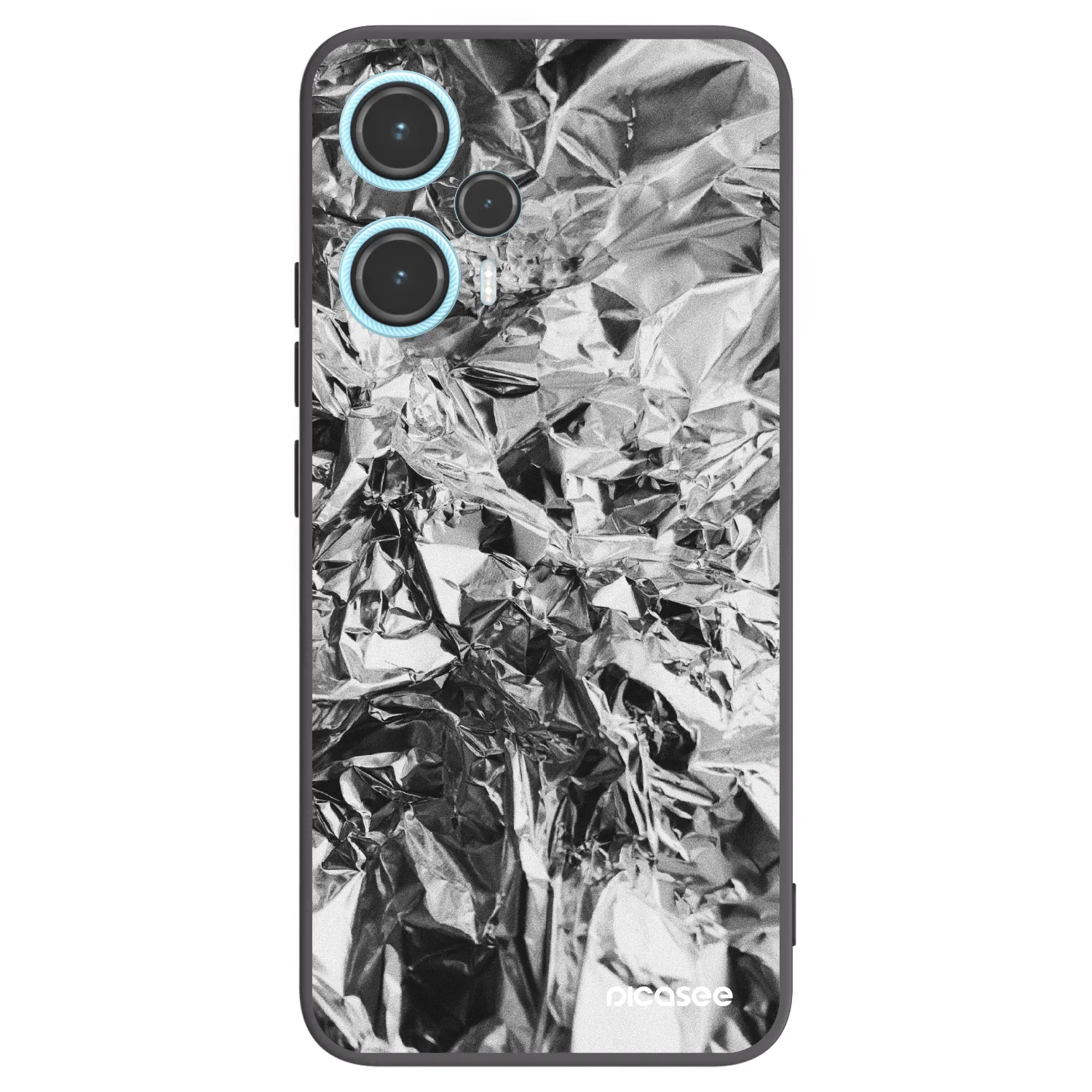 Picasee silikónový čierny obal pre Xiaomi Poco F5 - Chrome