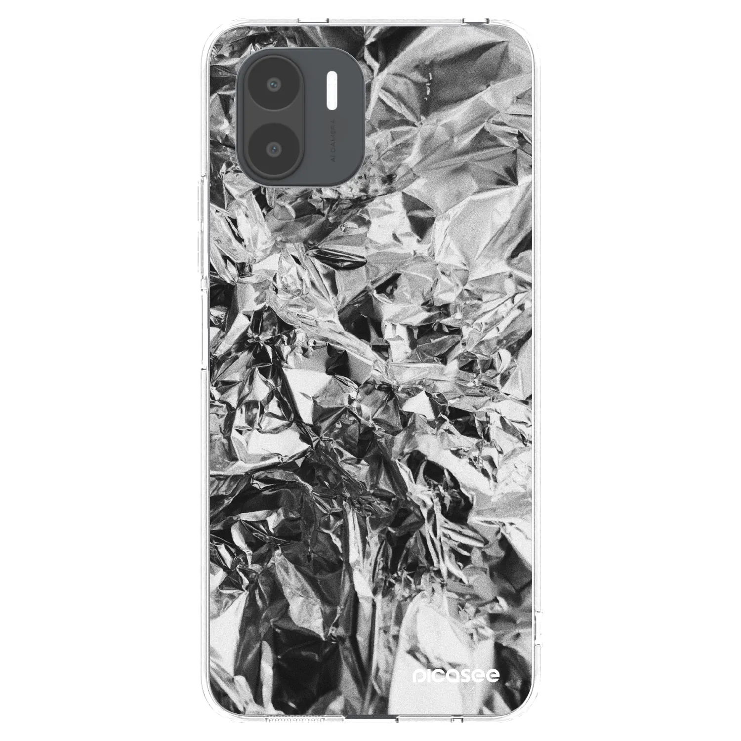 Picasee silikónový prehľadný obal pre Xiaomi Redmi A2 - Chrome