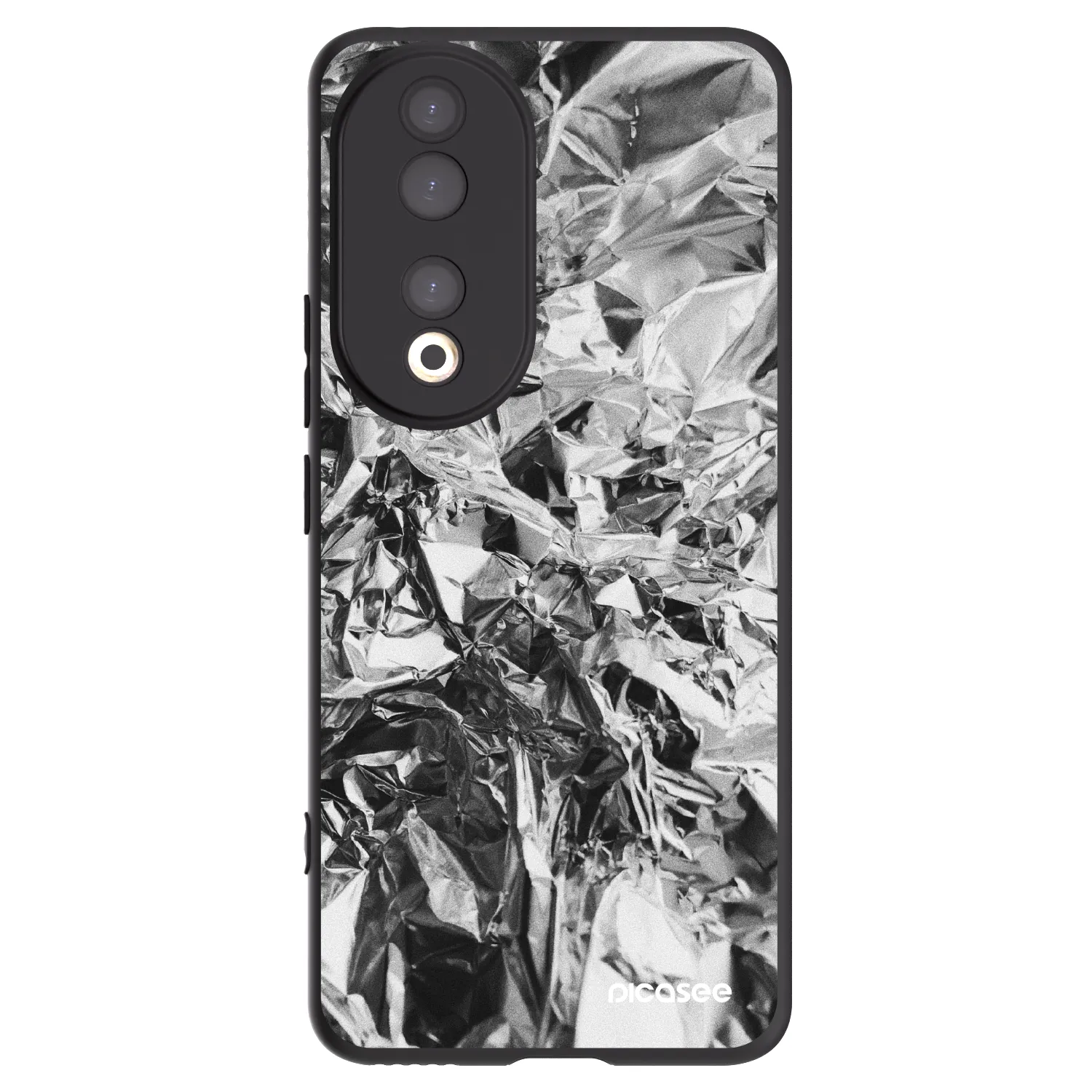 Picasee silikónový čierny obal pre Honor 90 5G - Chrome