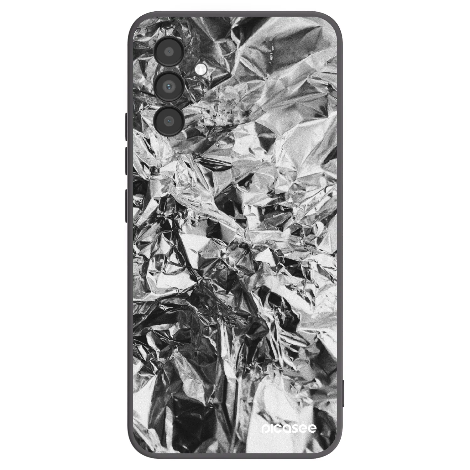 Picasee silikónový čierny obal pre Samsung Galaxy A04s A047F - Chrome