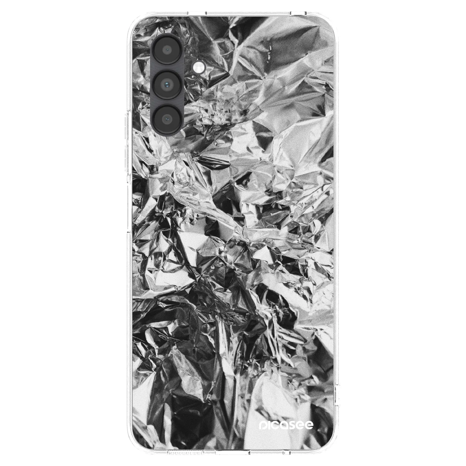 Picasee silikónový prehľadný obal pre Samsung Galaxy A04s A047F - Chrome