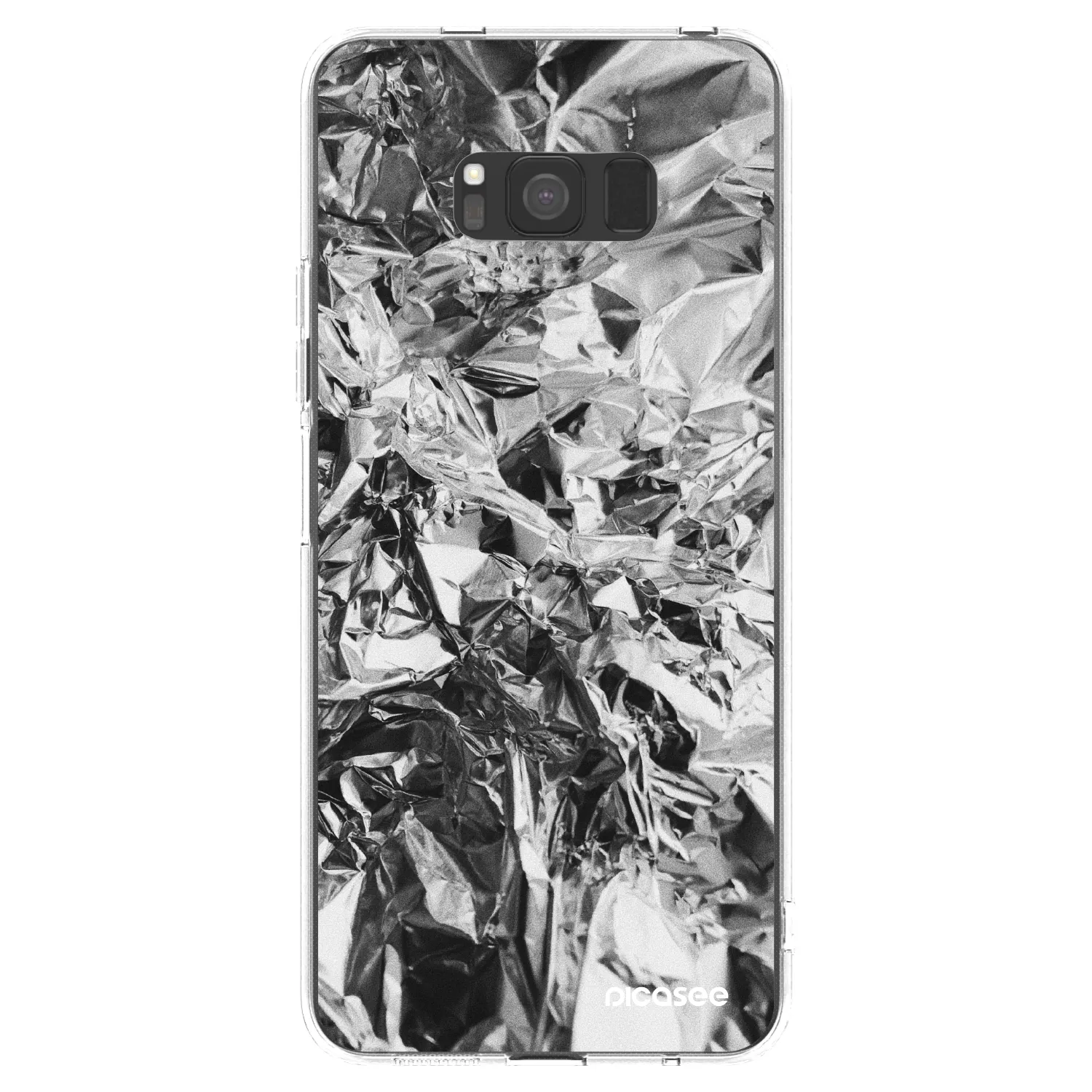Picasee silikónový prehľadný obal pre Samsung Galaxy S8 G950F - Chrome