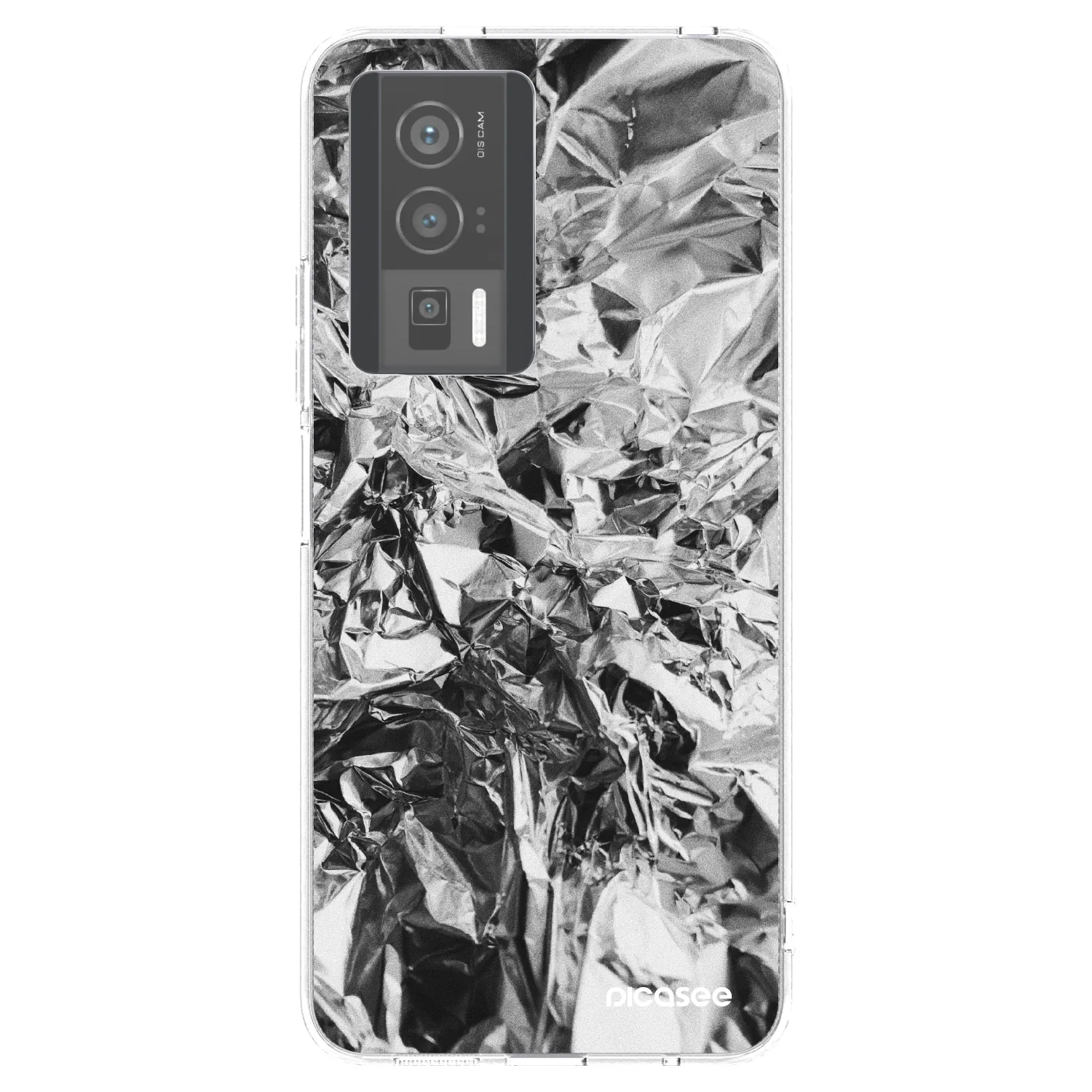 Picasee silikónový prehľadný obal pre Xiaomi Poco F5 Pro 5G - Chrome