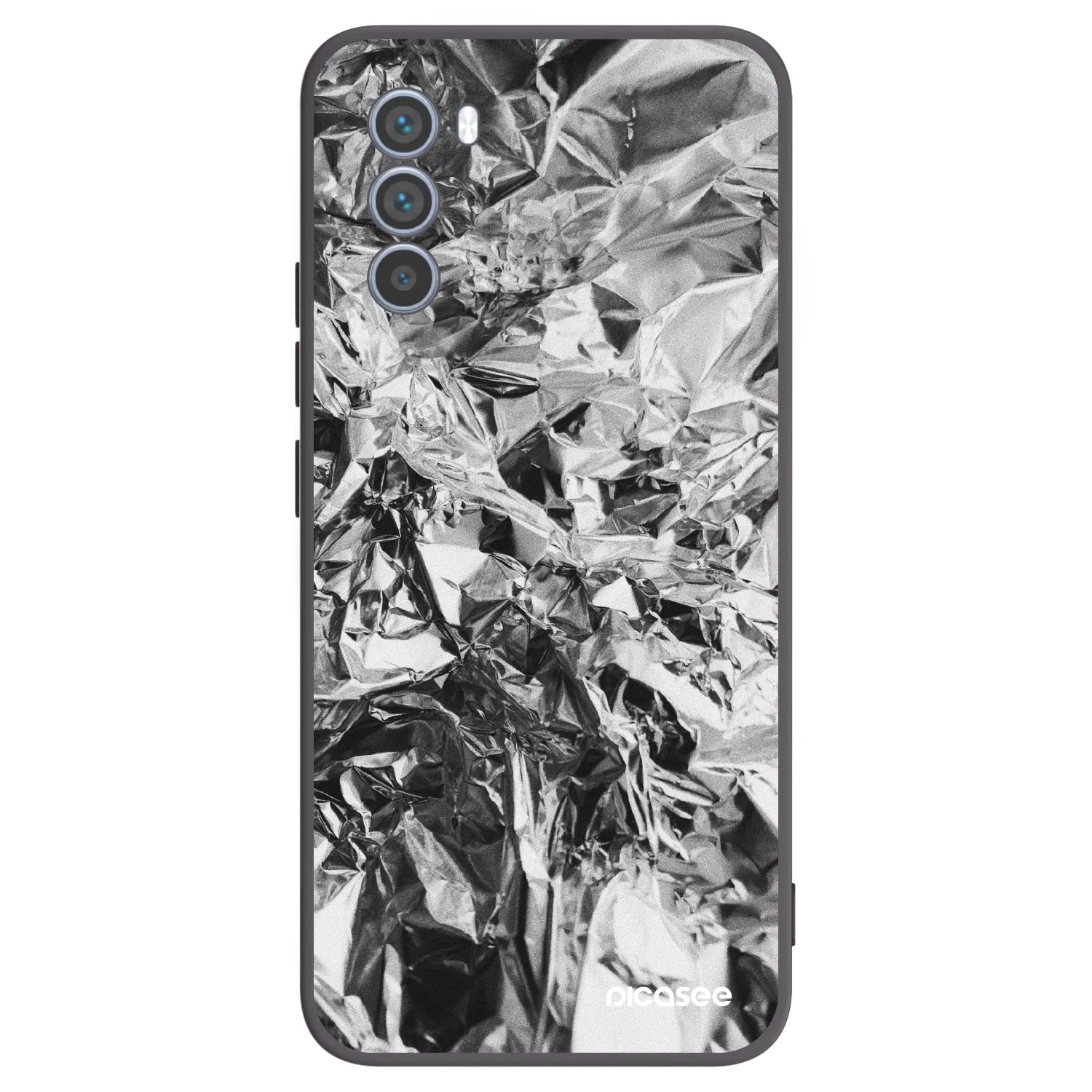 Picasee silikónový čierny obal pre Motorola Moto G62 - Chrome