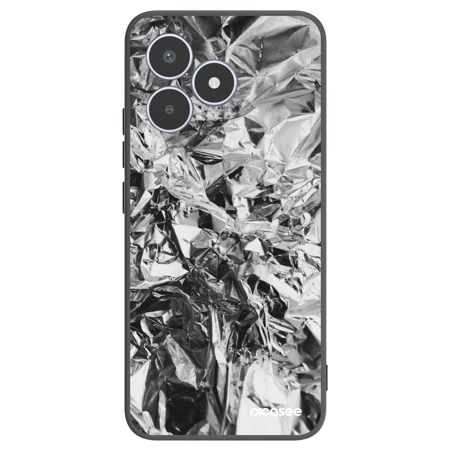 Picasee silikónový čierny obal pre Realme C53 - Chrome