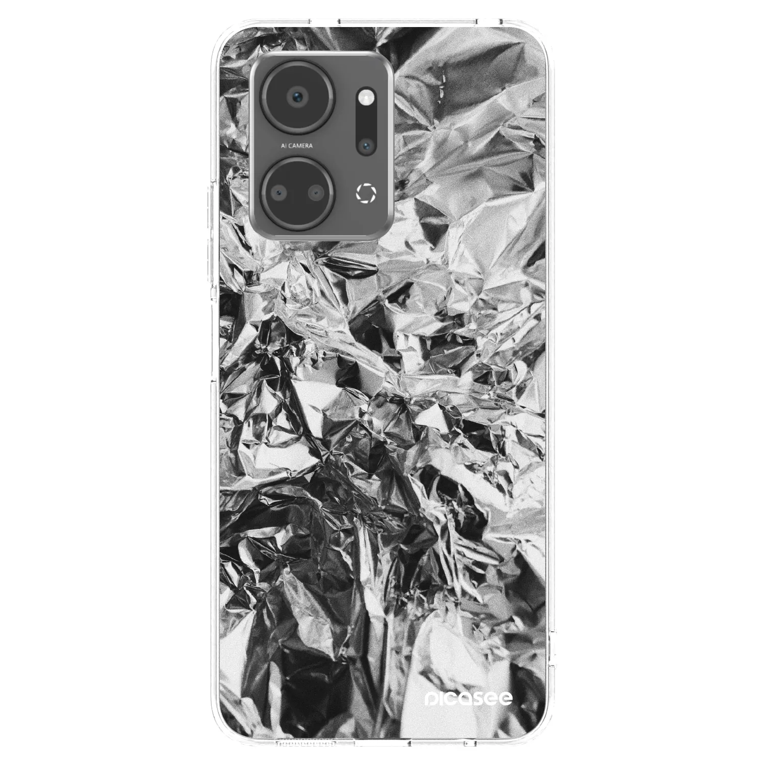 Picasee silikónový prehľadný obal pre Honor X7a - Chrome