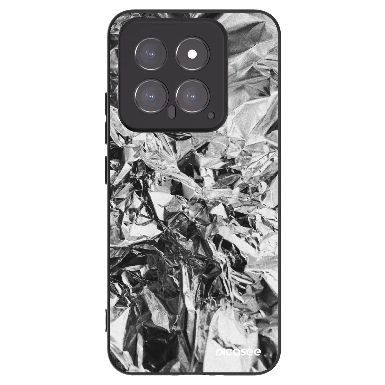 Picasee silikónový čierny obal pre Xiaomi 14 - Chrome