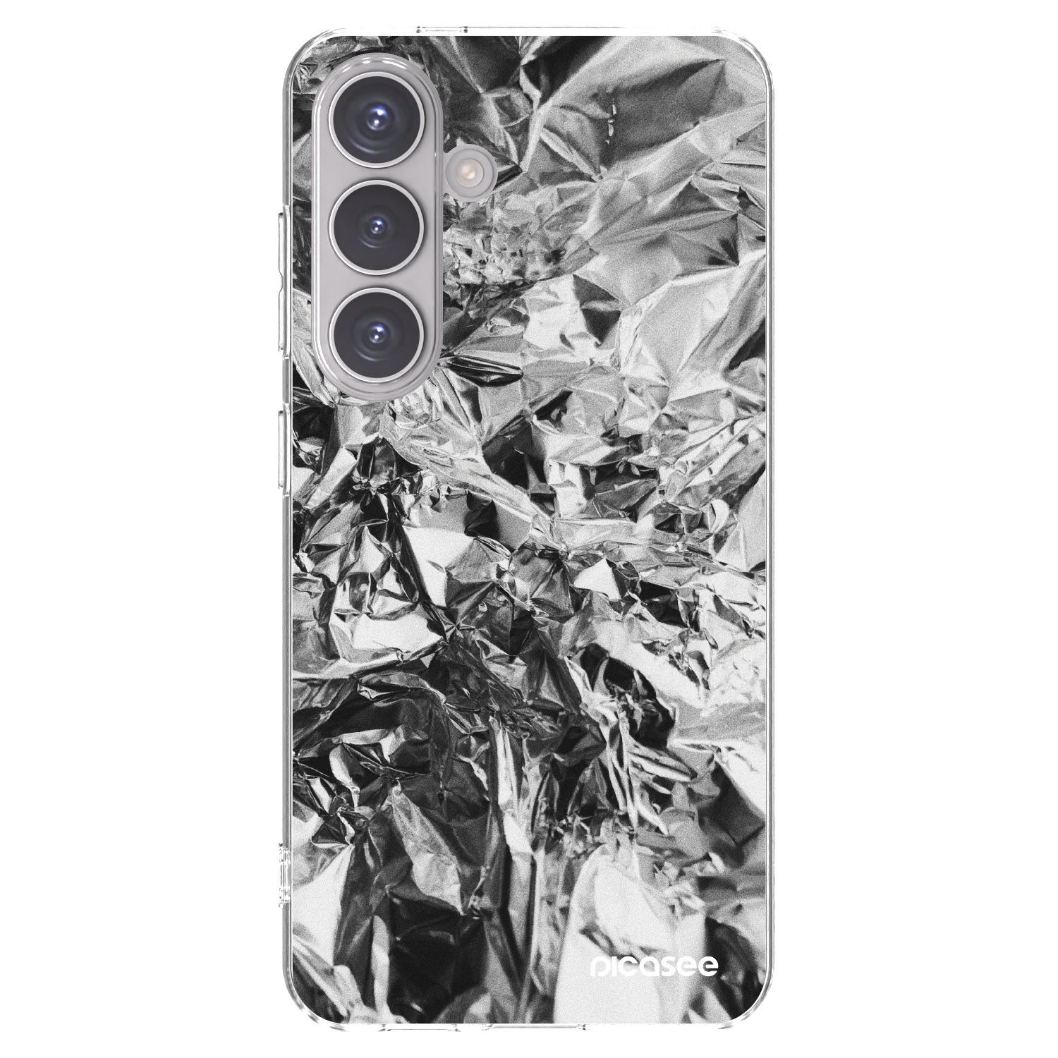 Picasee silikónový prehľadný obal pre Samsung Galaxy S24 S921B 5G - Chrome