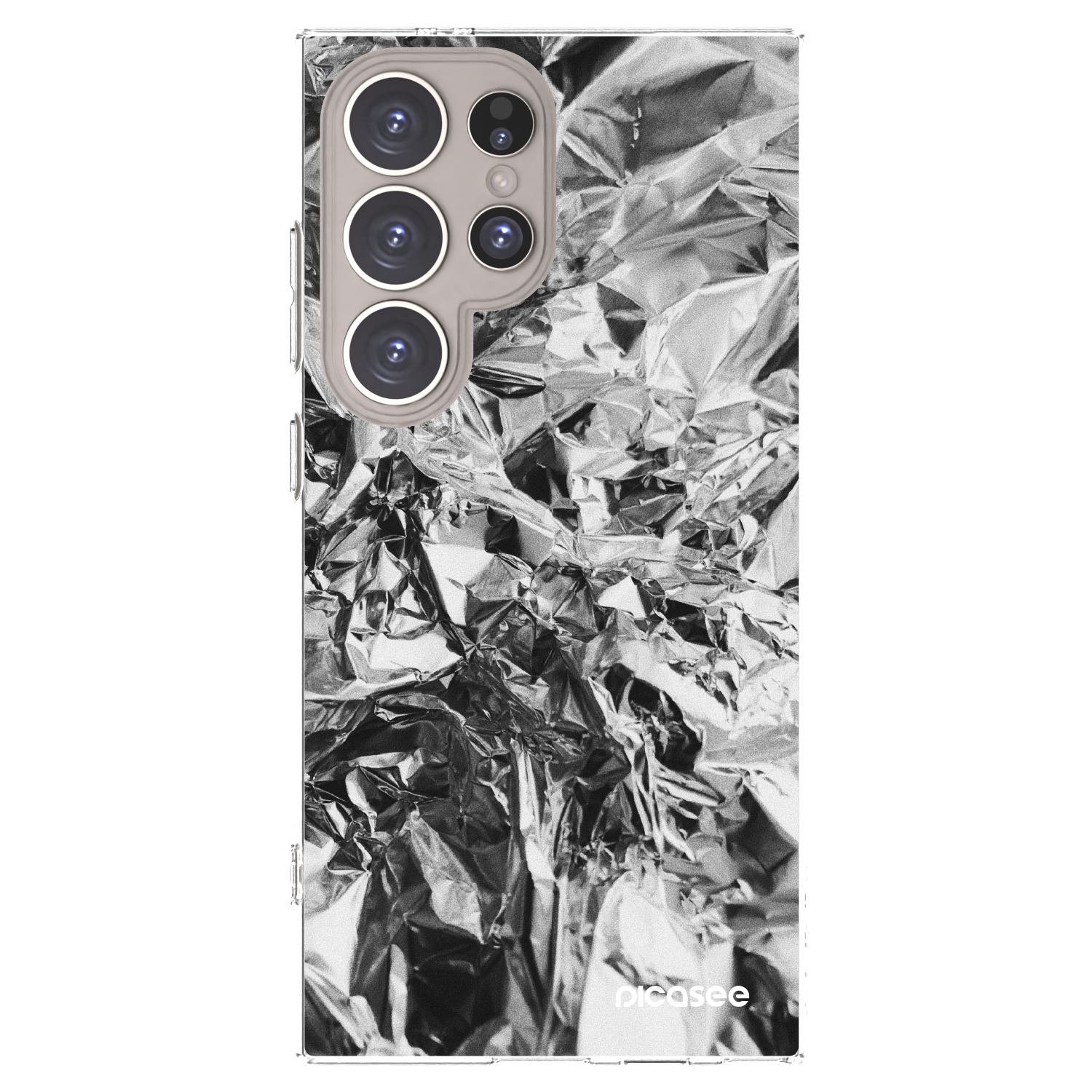 Picasee silikónový prehľadný obal pre Samsung Galaxy S24 Ultra S928B 5G - Chrome