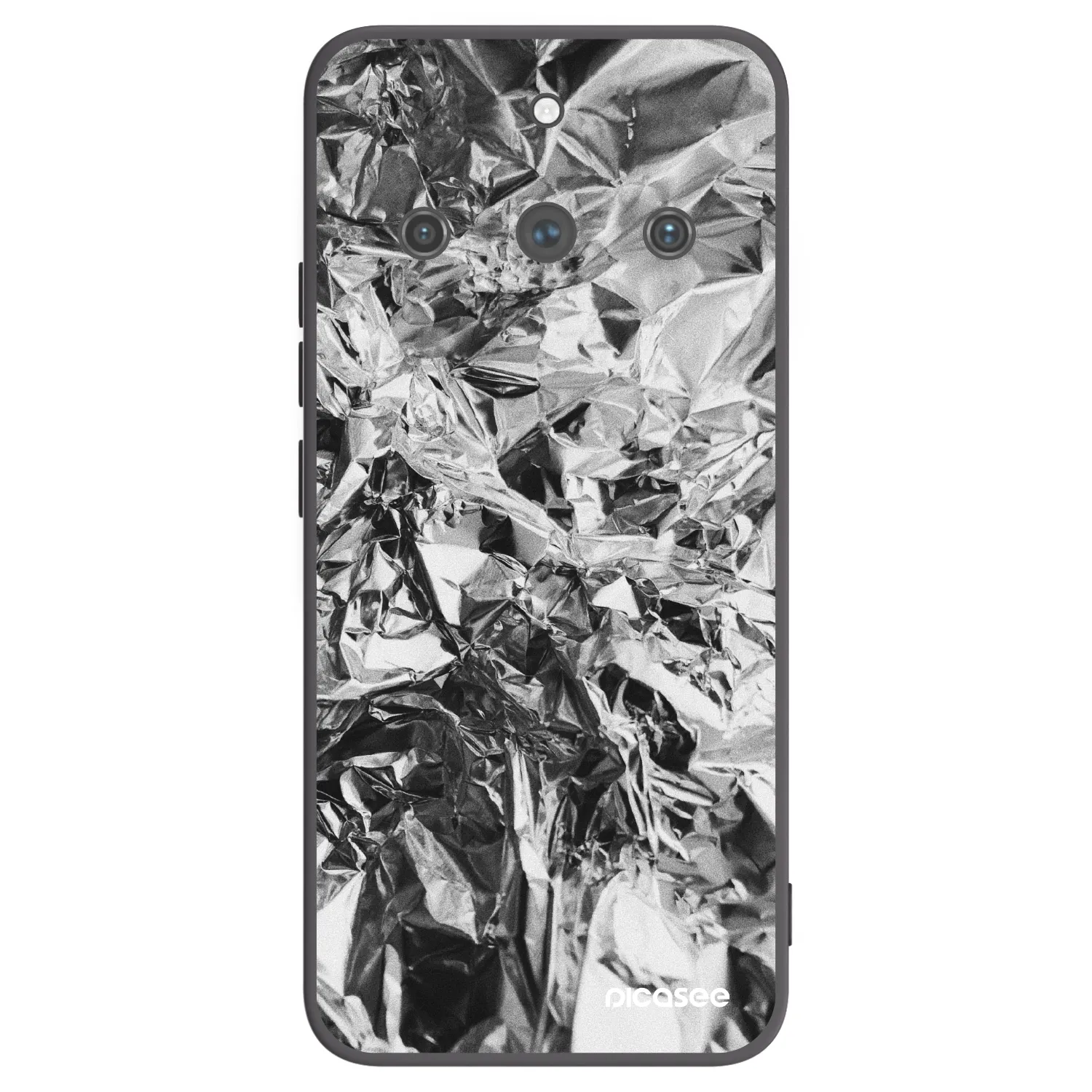 Picasee silikónový čierny obal pre Realme 11 Pro+ - Chrome