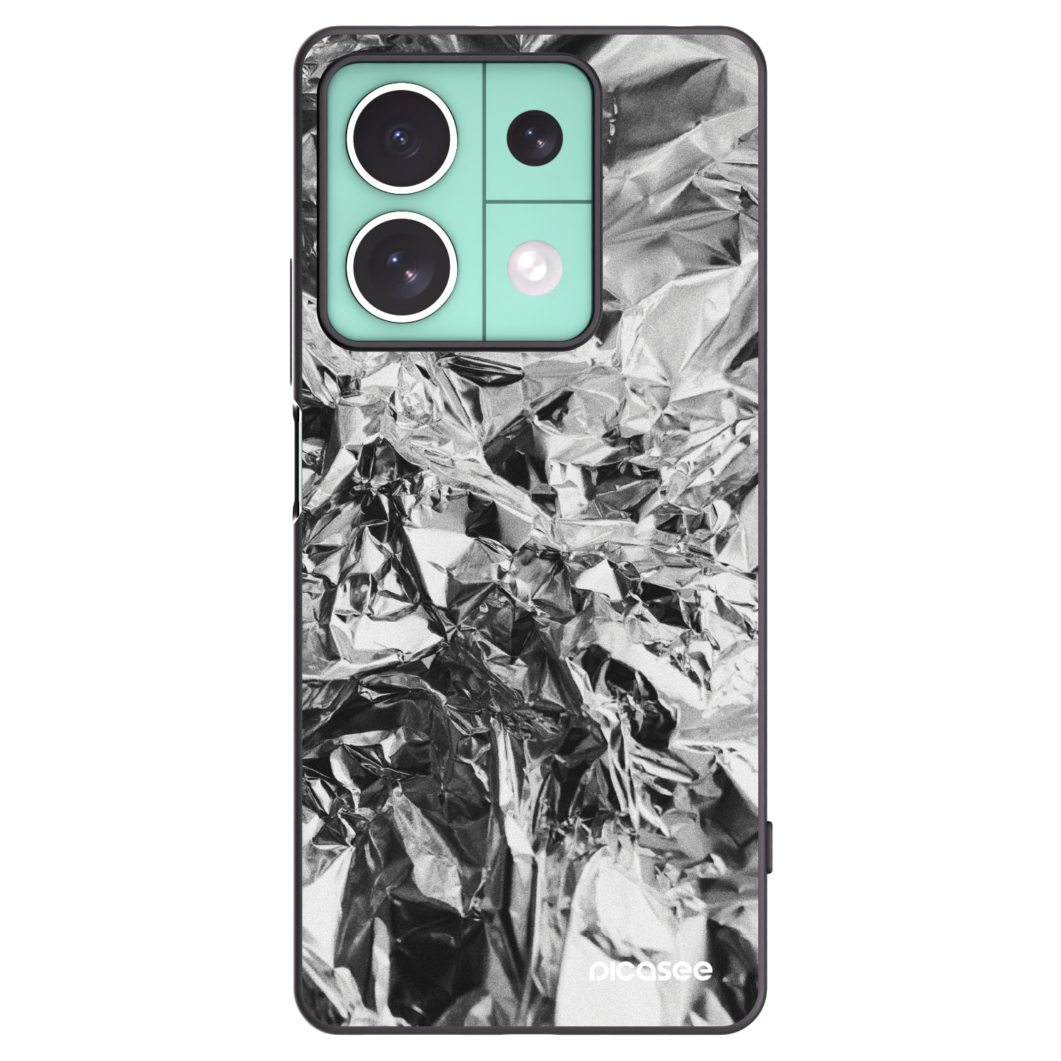 Picasee silikónový čierny obal pre Xiaomi Redmi Note 13 5G - Chrome