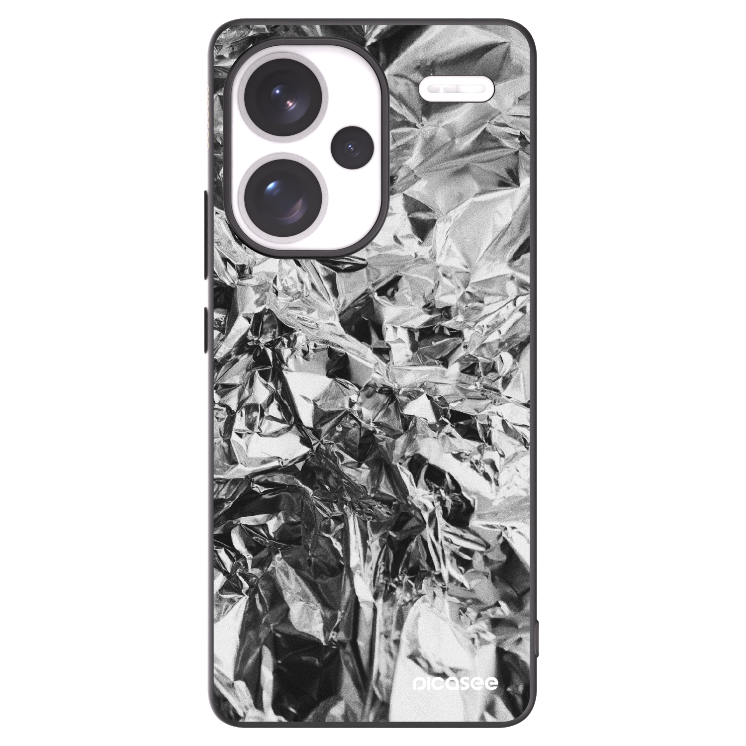 Picasee silikónový čierny obal pre Xiaomi Redmi Note 13 Pro+ 5G - Chrome