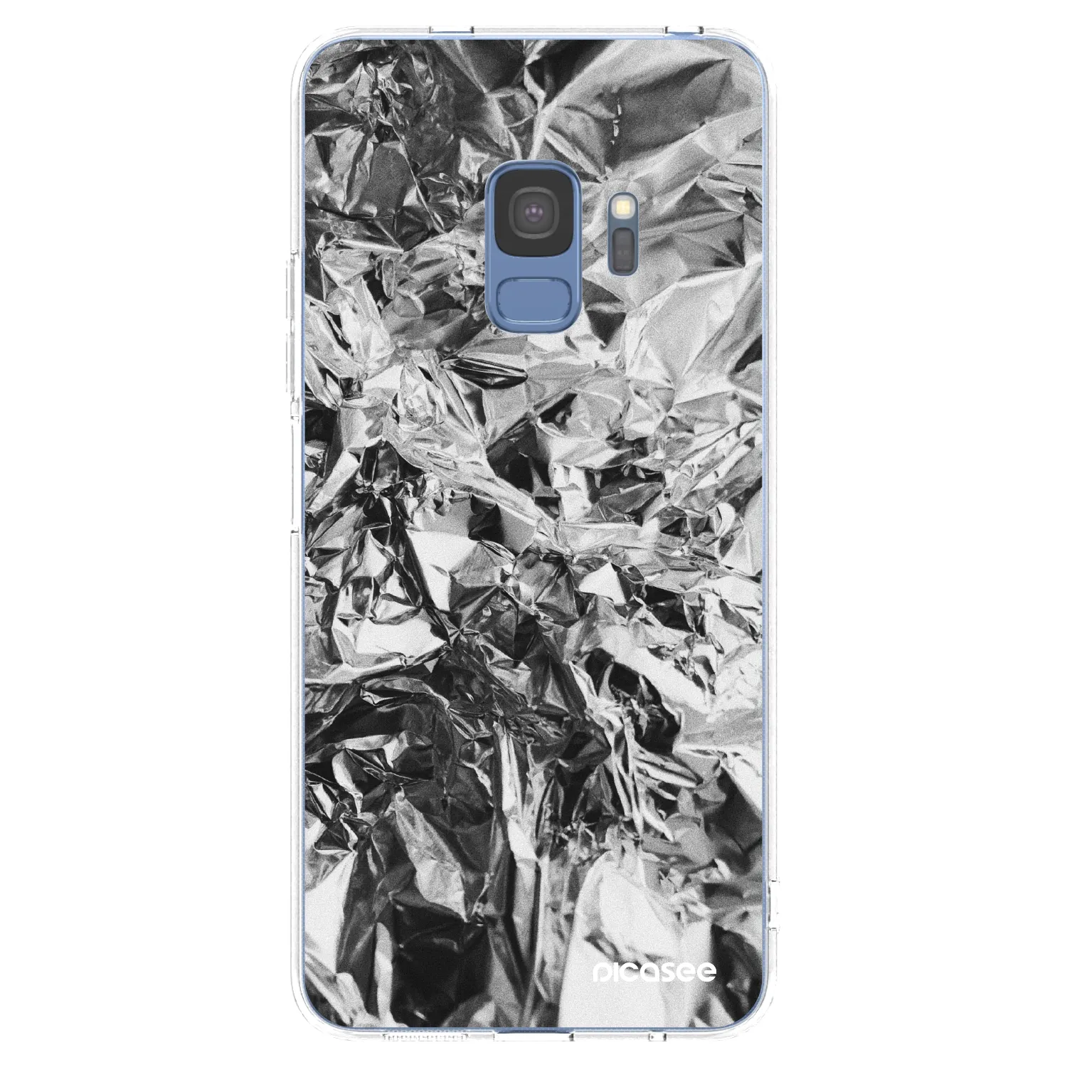 Picasee silikónový prehľadný obal pre Samsung Galaxy S9 G960F - Chrome