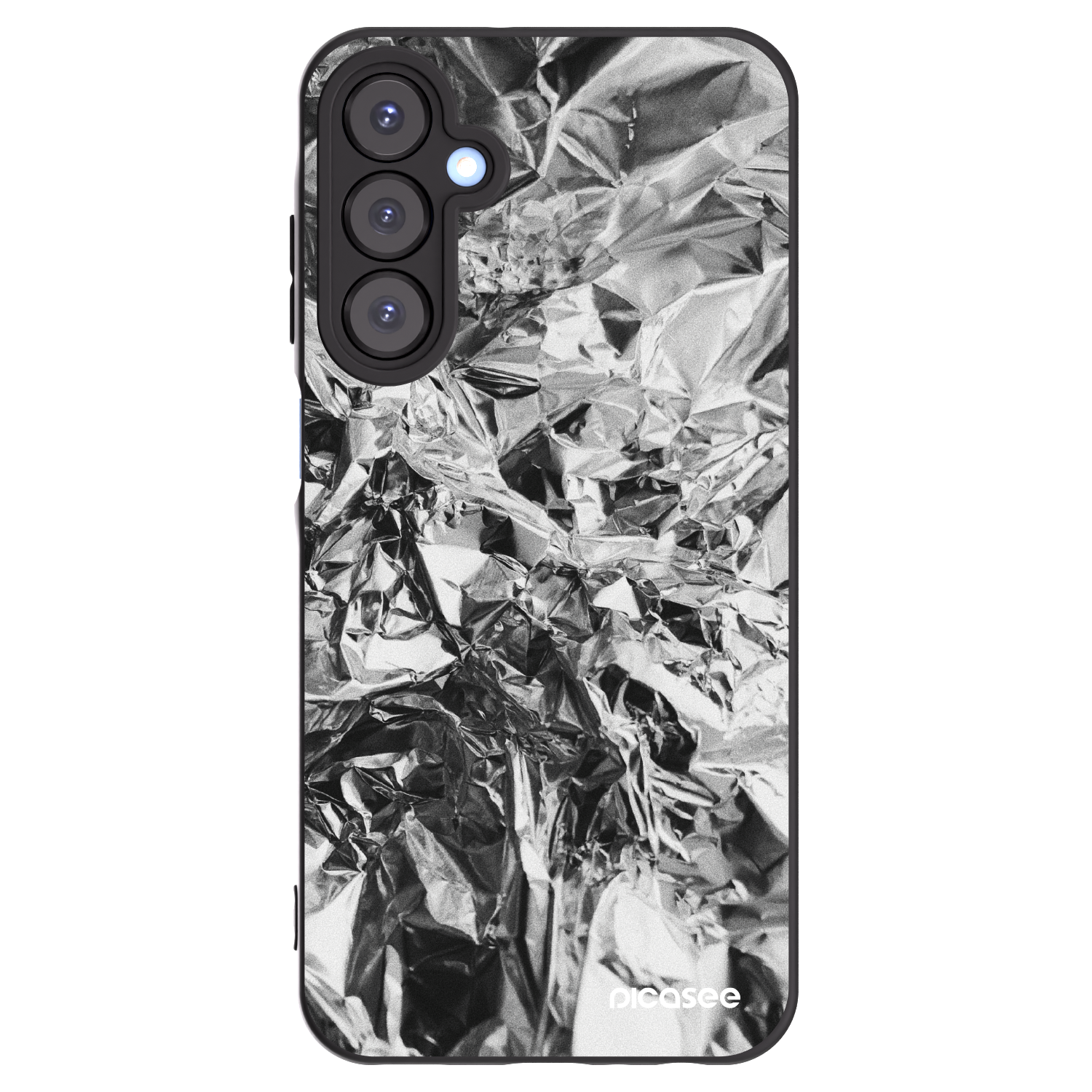 Picasee silikónový čierny obal pre Samsung Galaxy A25 A256B 5G - Chrome