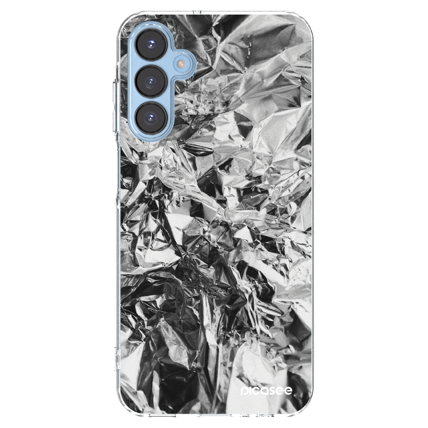 Picasee silikónový prehľadný obal pre Samsung Galaxy A15 A156B 5G - Chrome