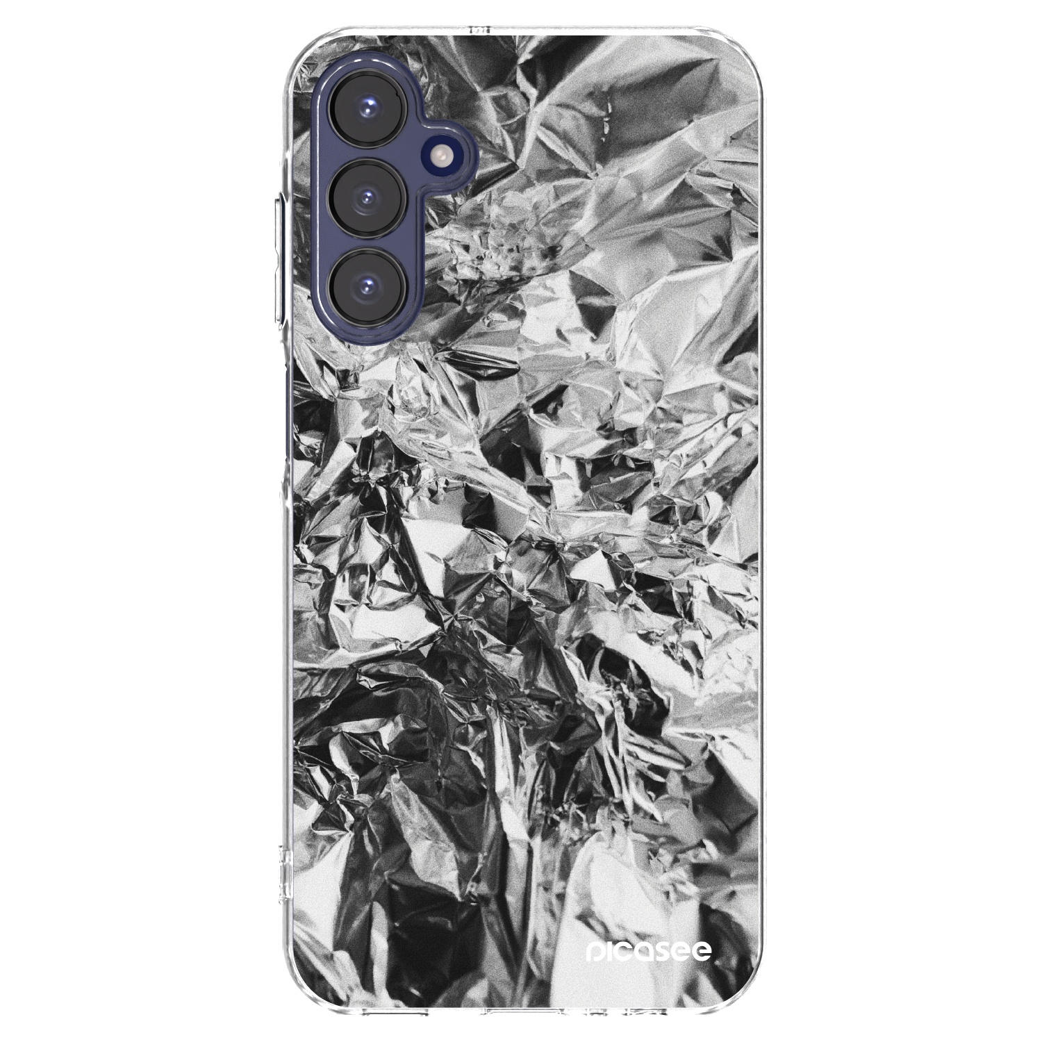 Picasee silikónový prehľadný obal pre Samsung Galaxy A15 A155F 4G - Chrome