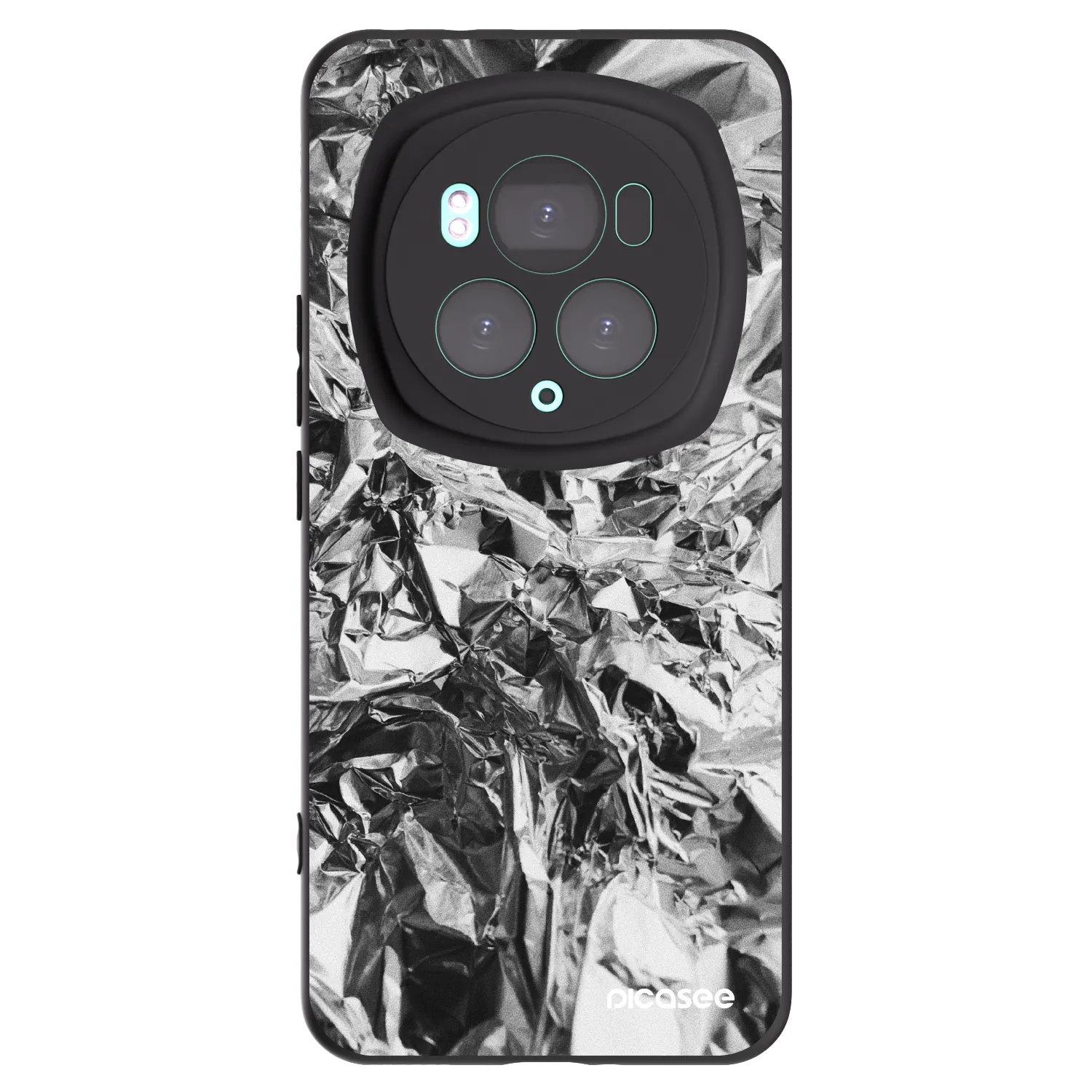 Picasee silikónový čierny obal pre Honor Magic6 Pro - Chrome