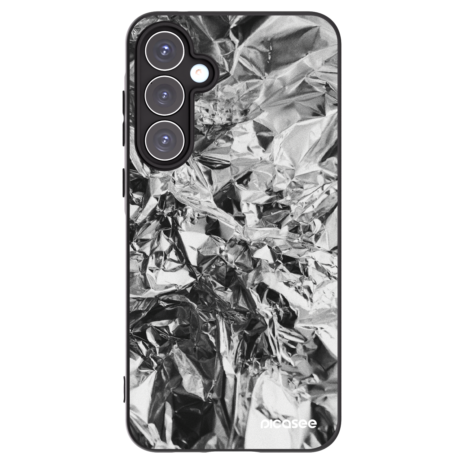Picasee silikónový čierny obal pre Samsung Galaxy A55 5G A556B - Chrome