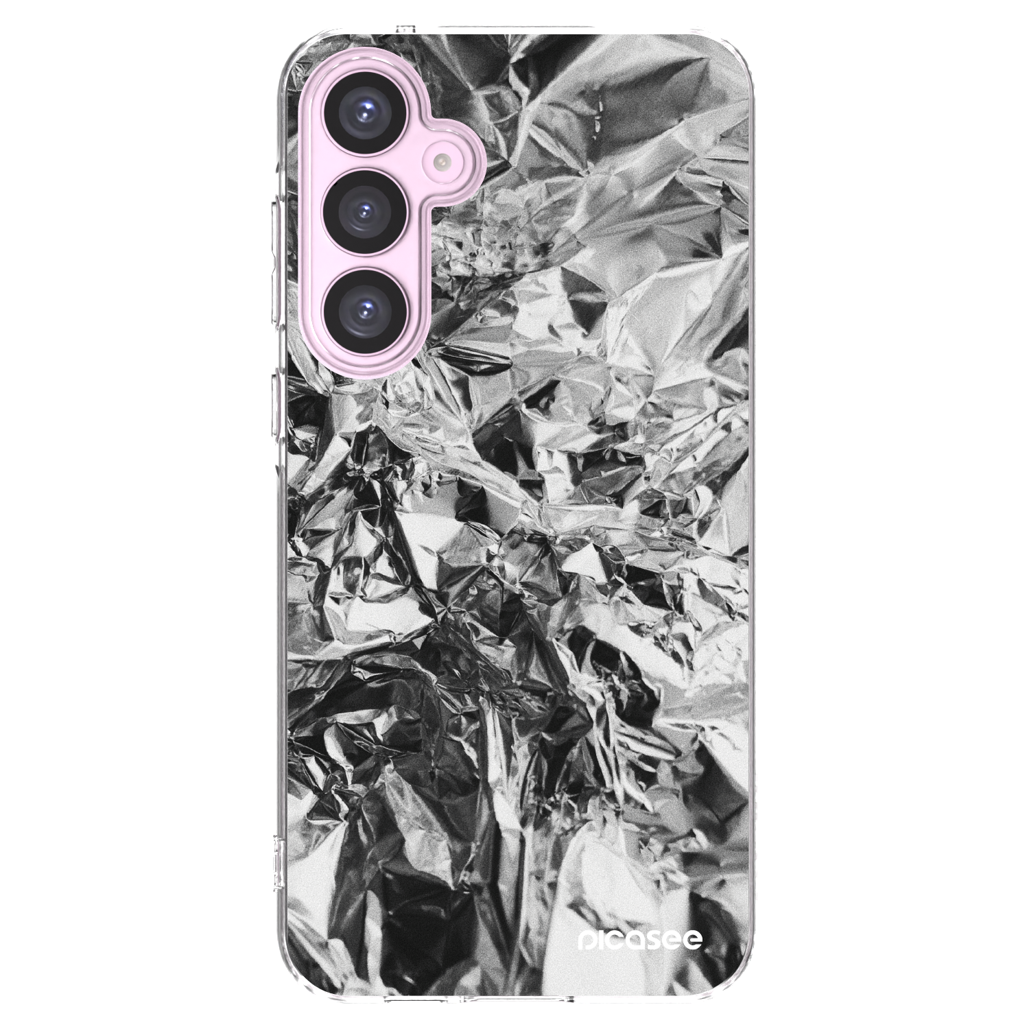 Picasee silikónový prehľadný obal pre Samsung Galaxy A55 5G A556B - Chrome