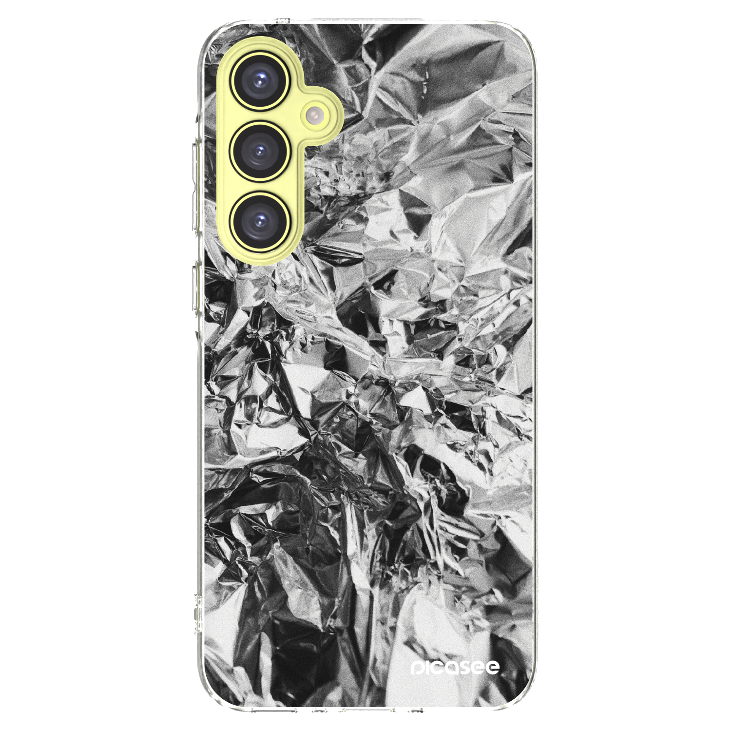 Picasee silikónový prehľadný obal pre Samsung Galaxy A35 5G A356B - Chrome