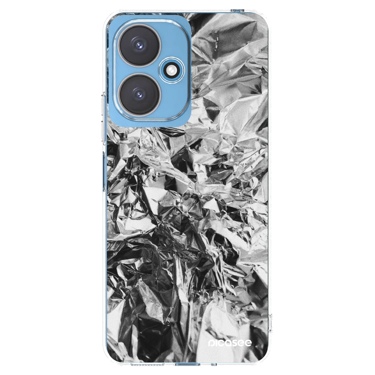 Picasee silikónový prehľadný obal pre Xiaomi Redmi 13C 5G - Chrome