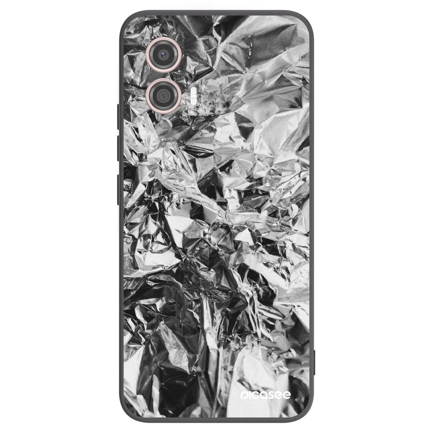 Picasee silikónový čierny obal pre Motorola Moto G53 5G - Chrome