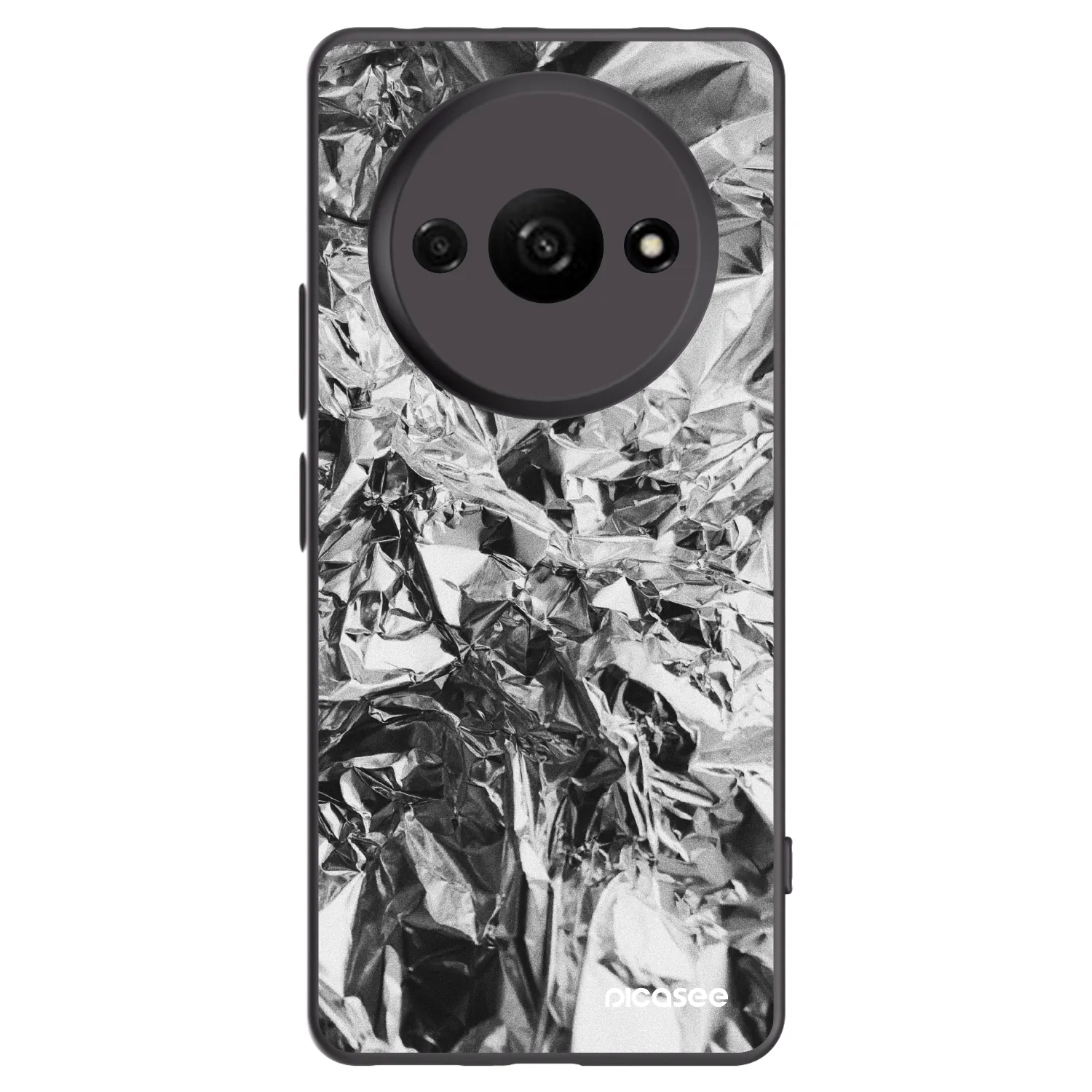 Picasee silikónový čierny obal pre Xiaomi Redmi A3 - Chrome