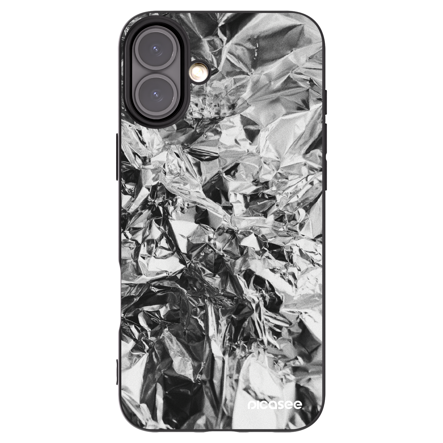 Picasee silikónový čierny obal pre Apple iPhone 16 Plus - Chrome