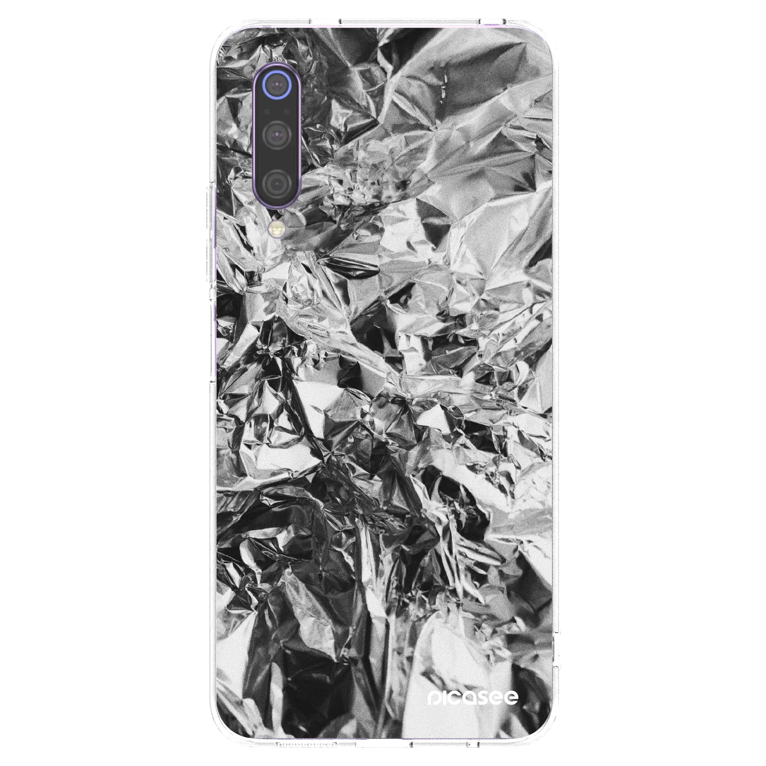 Picasee silikónový prehľadný obal pre Xiaomi Mi 9 - Chrome