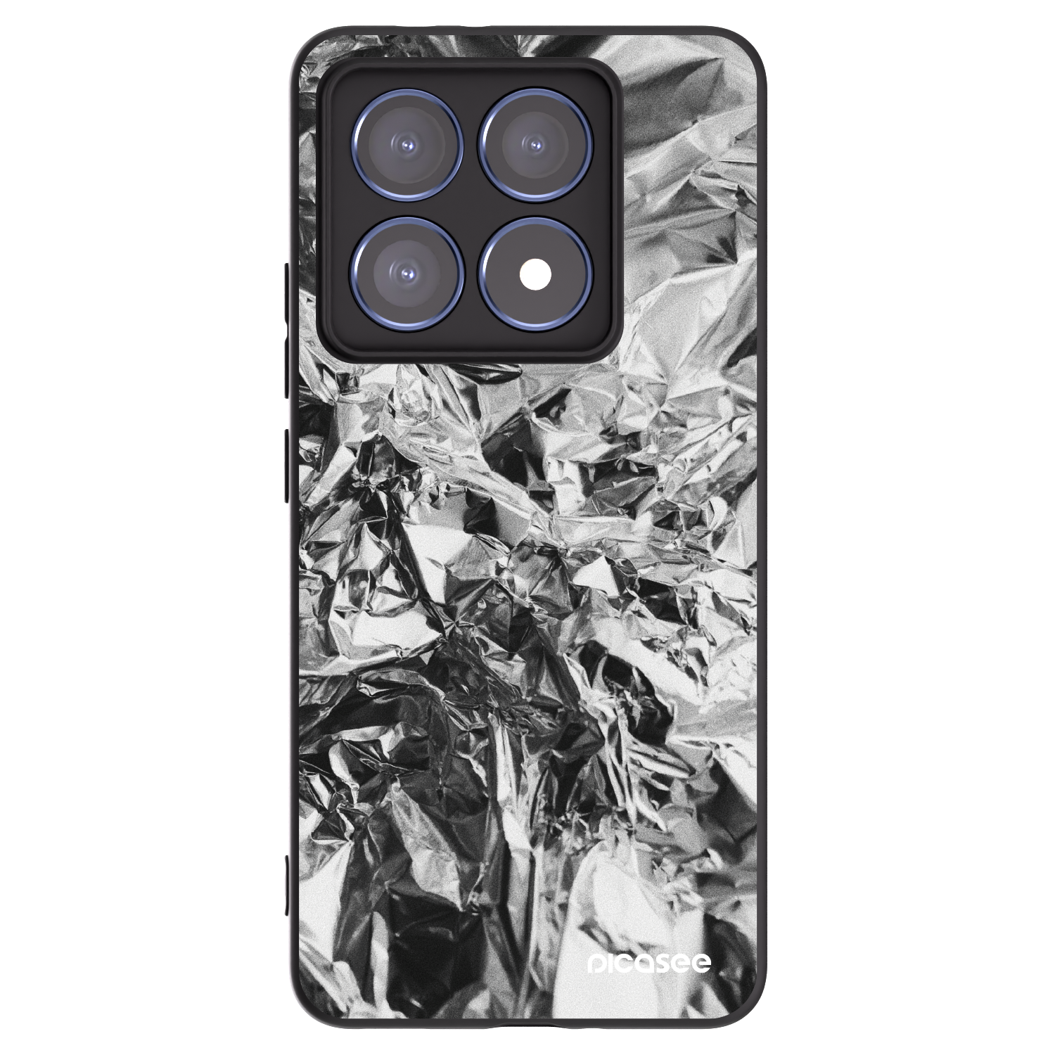 Picasee silikónový čierny obal pre Xiaomi 14T Pro - Chrome